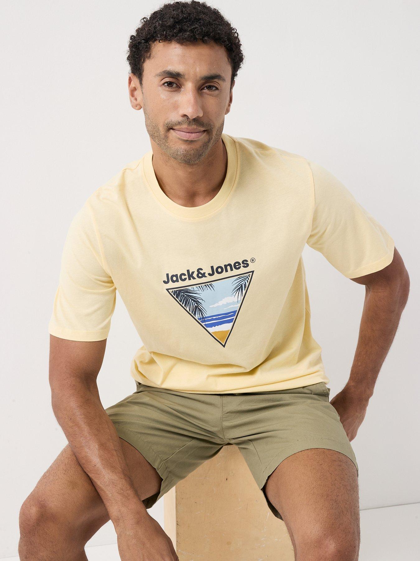 Image 5 of 5 of Jack & Jones Perry T-Shirt - Yellow