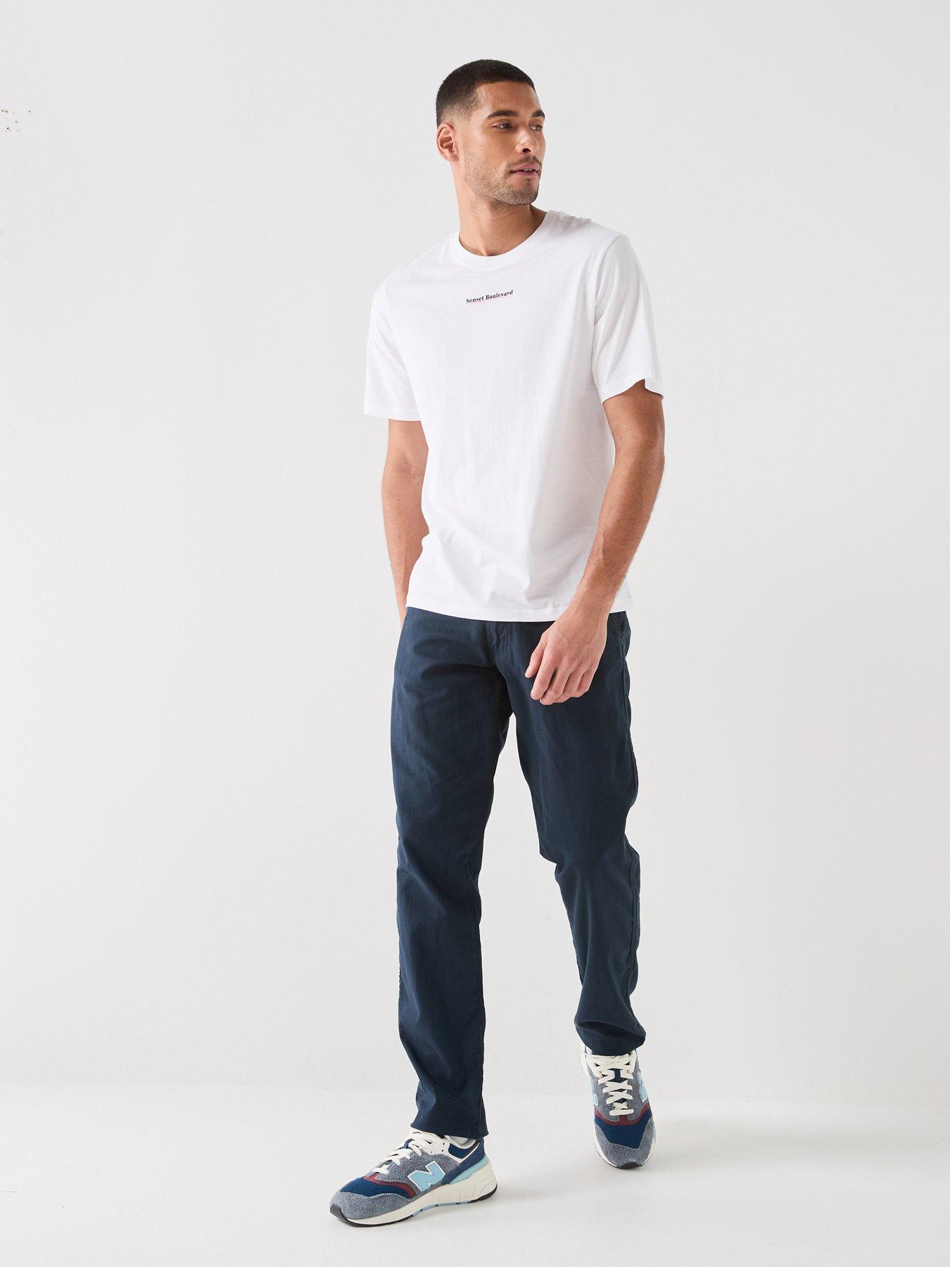 Image 6 of 6 of Jack & Jones City Back Graphic T-Shirt - White