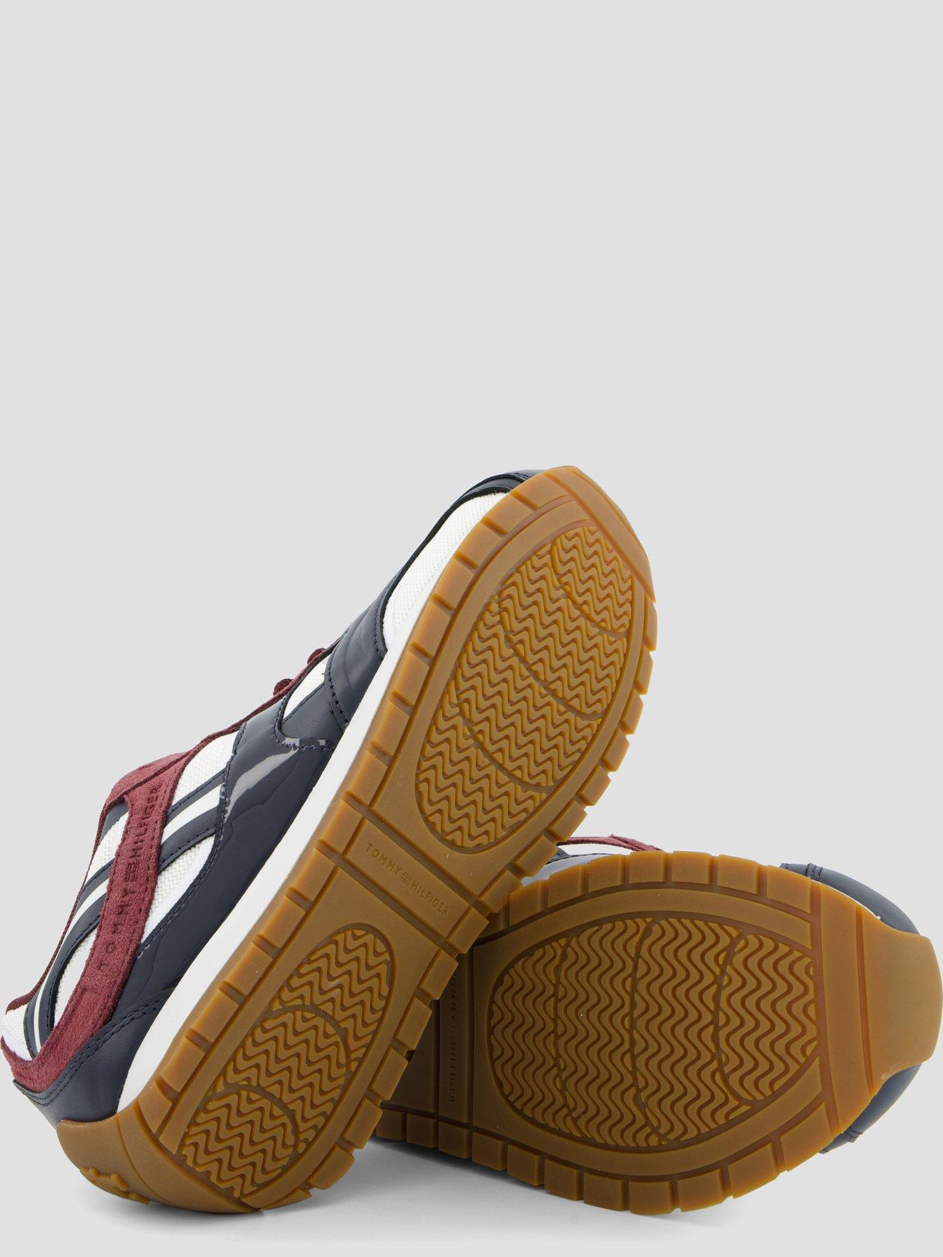 tommy-hilfiger-modern-runner-mixed-texture-trainers-bluedetail