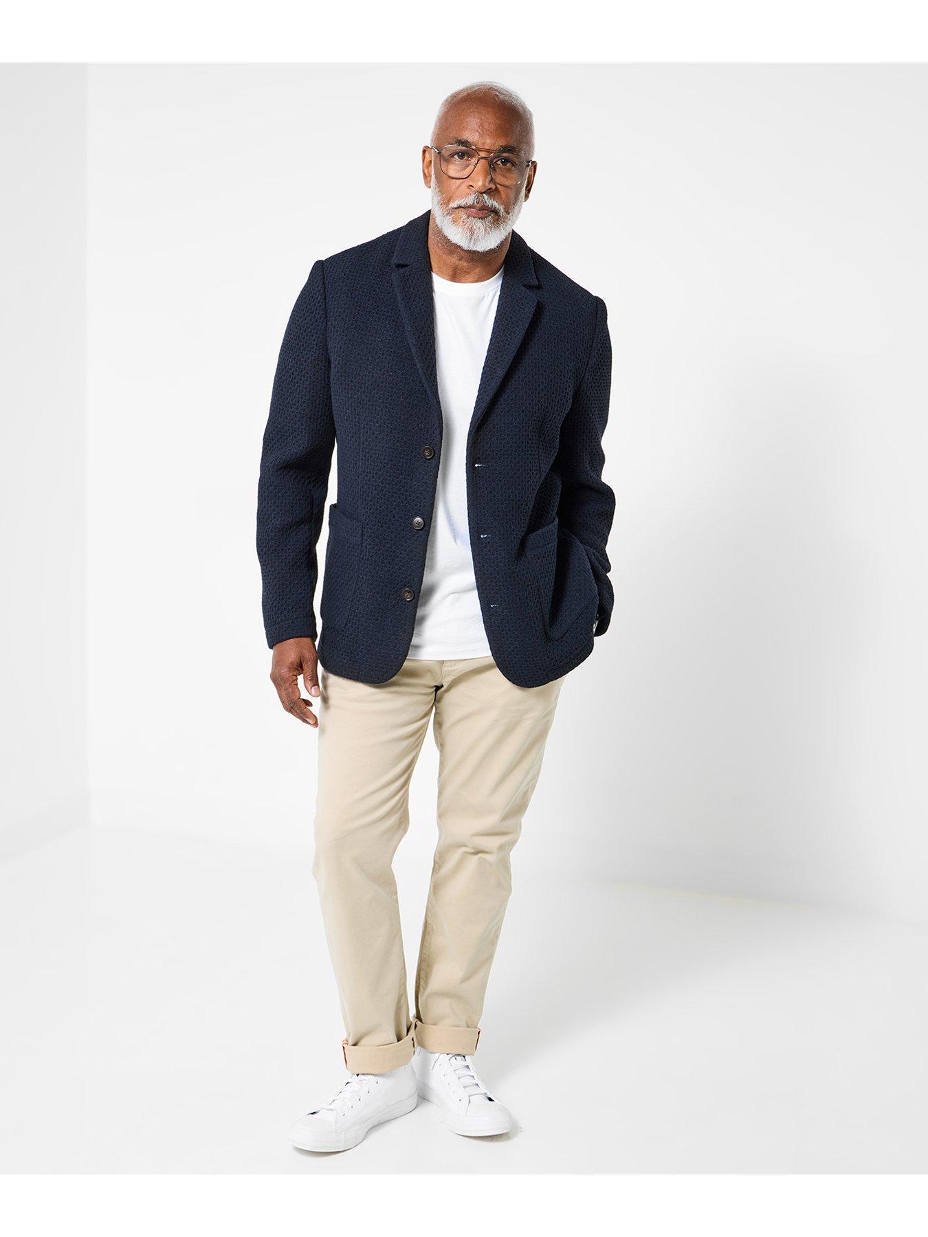 joe-browns-unlined-waffle-textured-blazer-navyoutfit