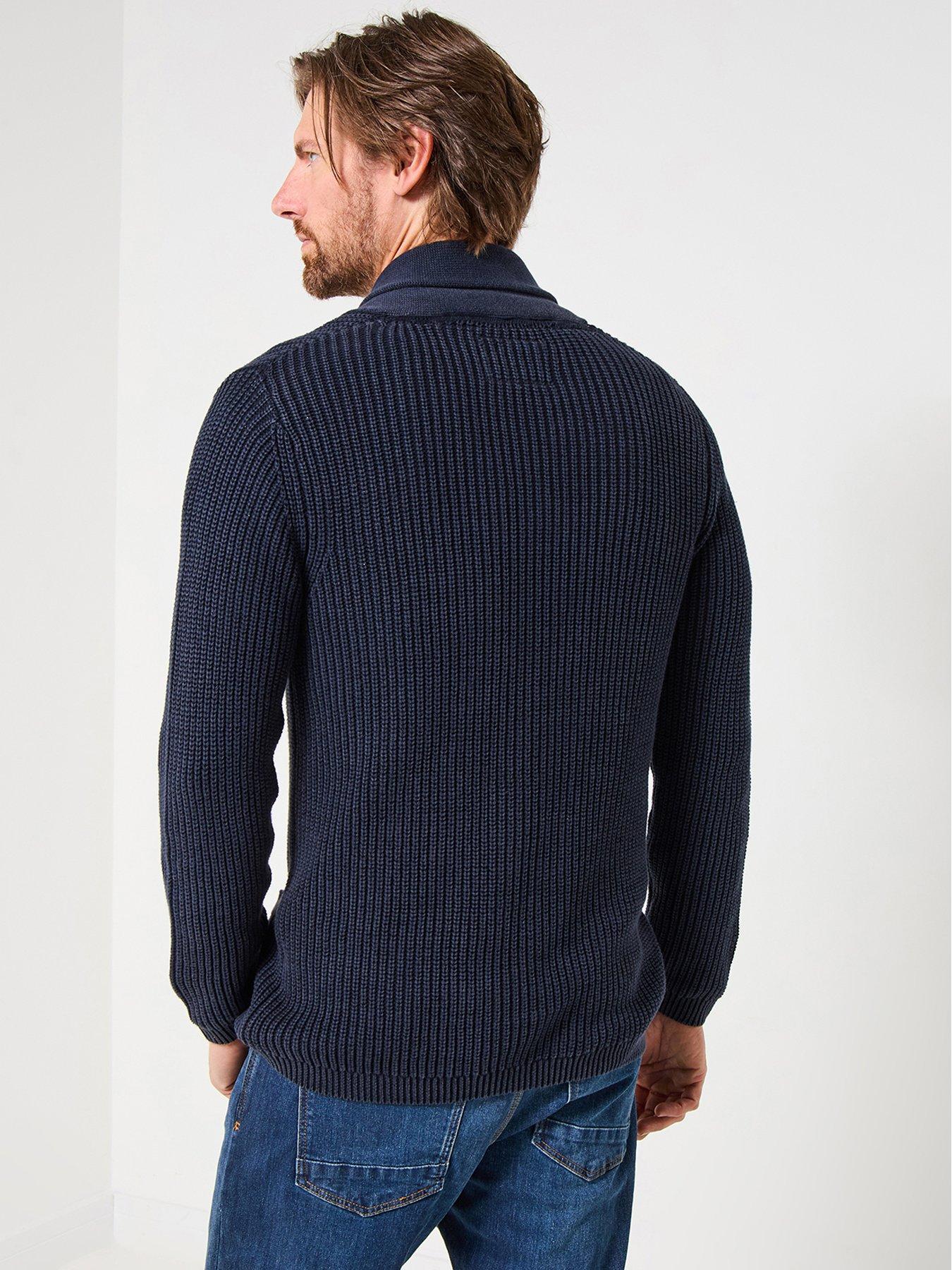 Image 2 of 6 of Joe Browns Washed Indigo Knitted Cardigan - Navy