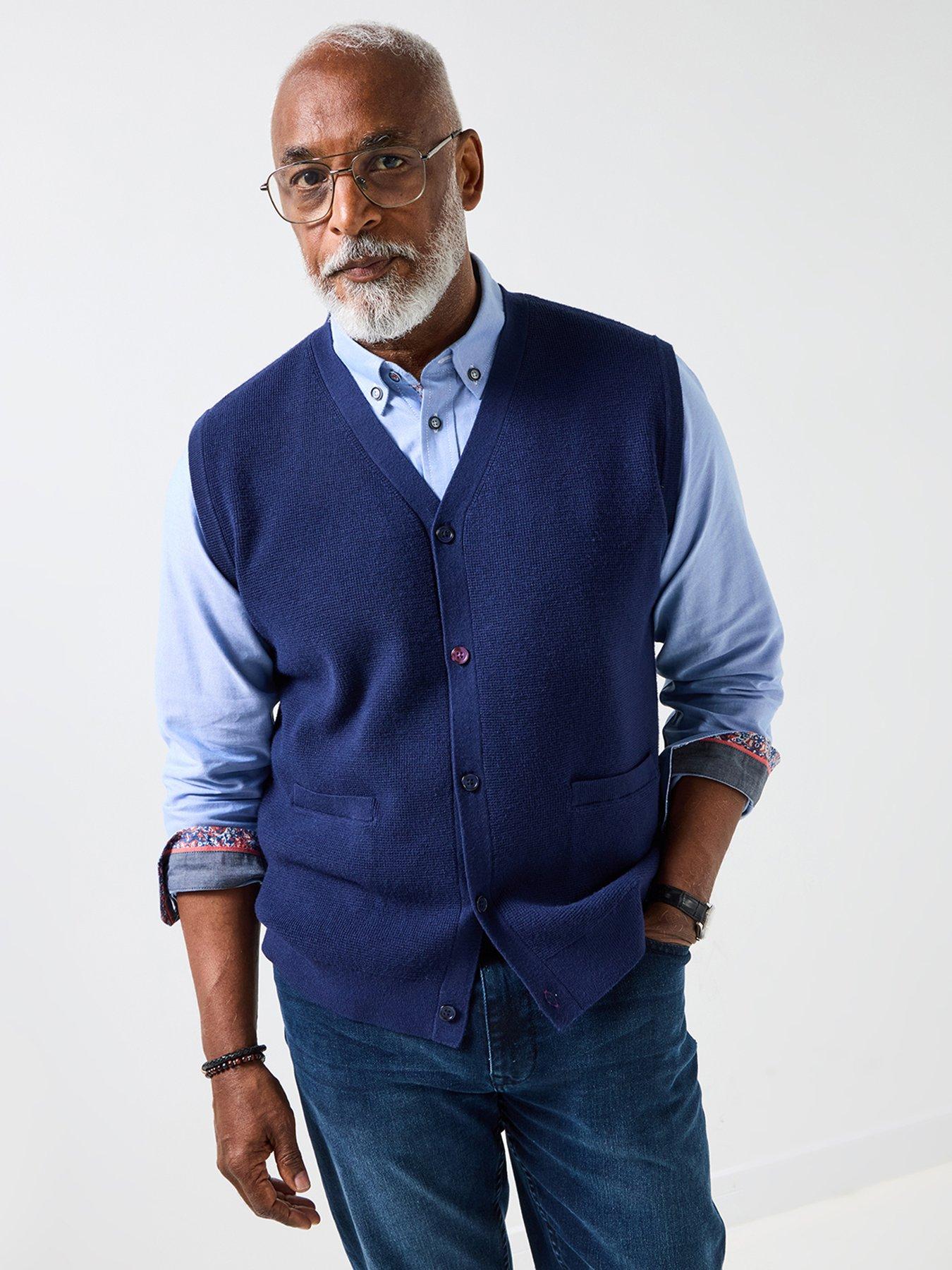 joe-browns-smart-knitted-vest-navyfront