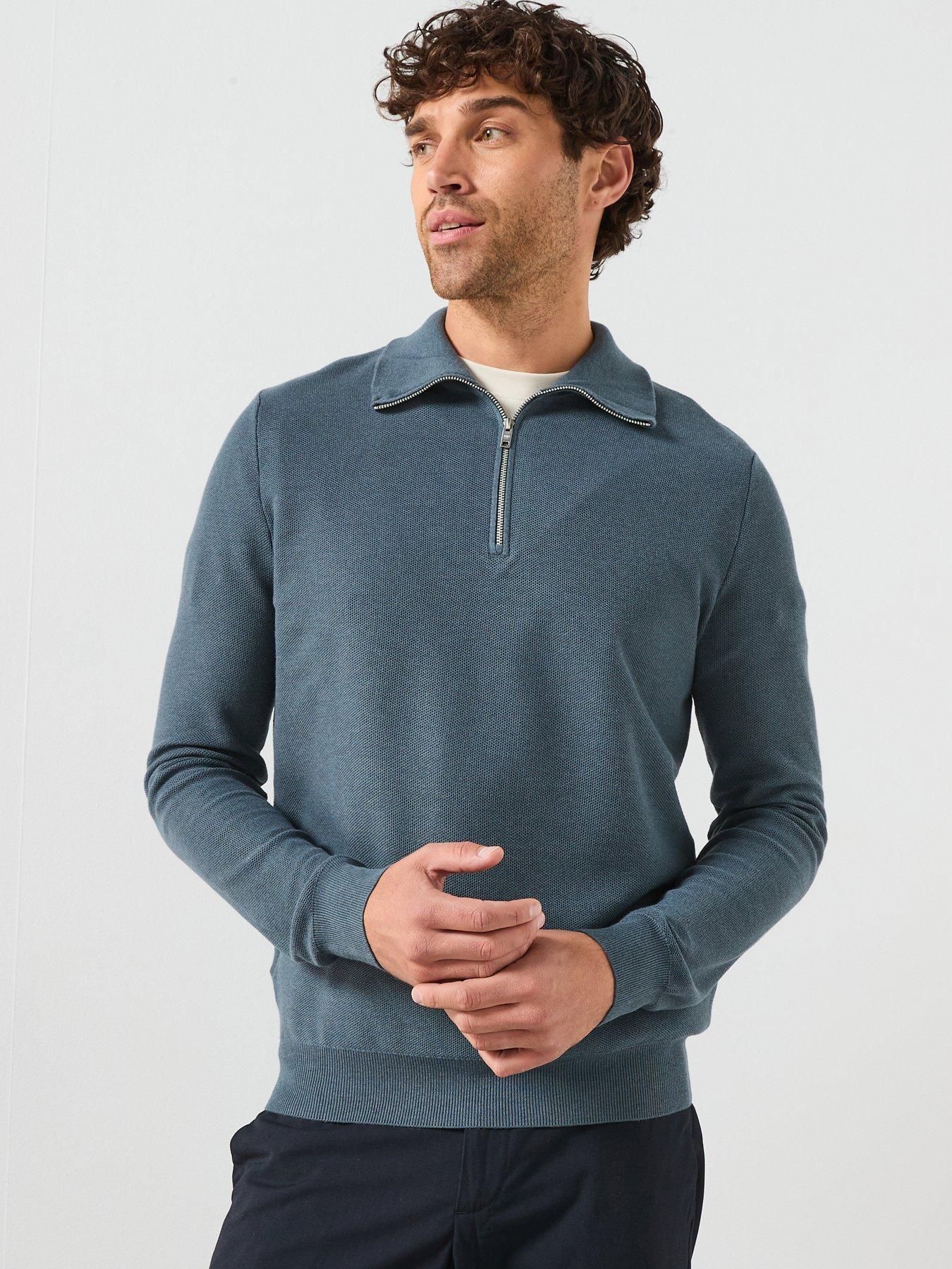 mango-ten-cotton-pique-14-zip-knitted-jumper-blue