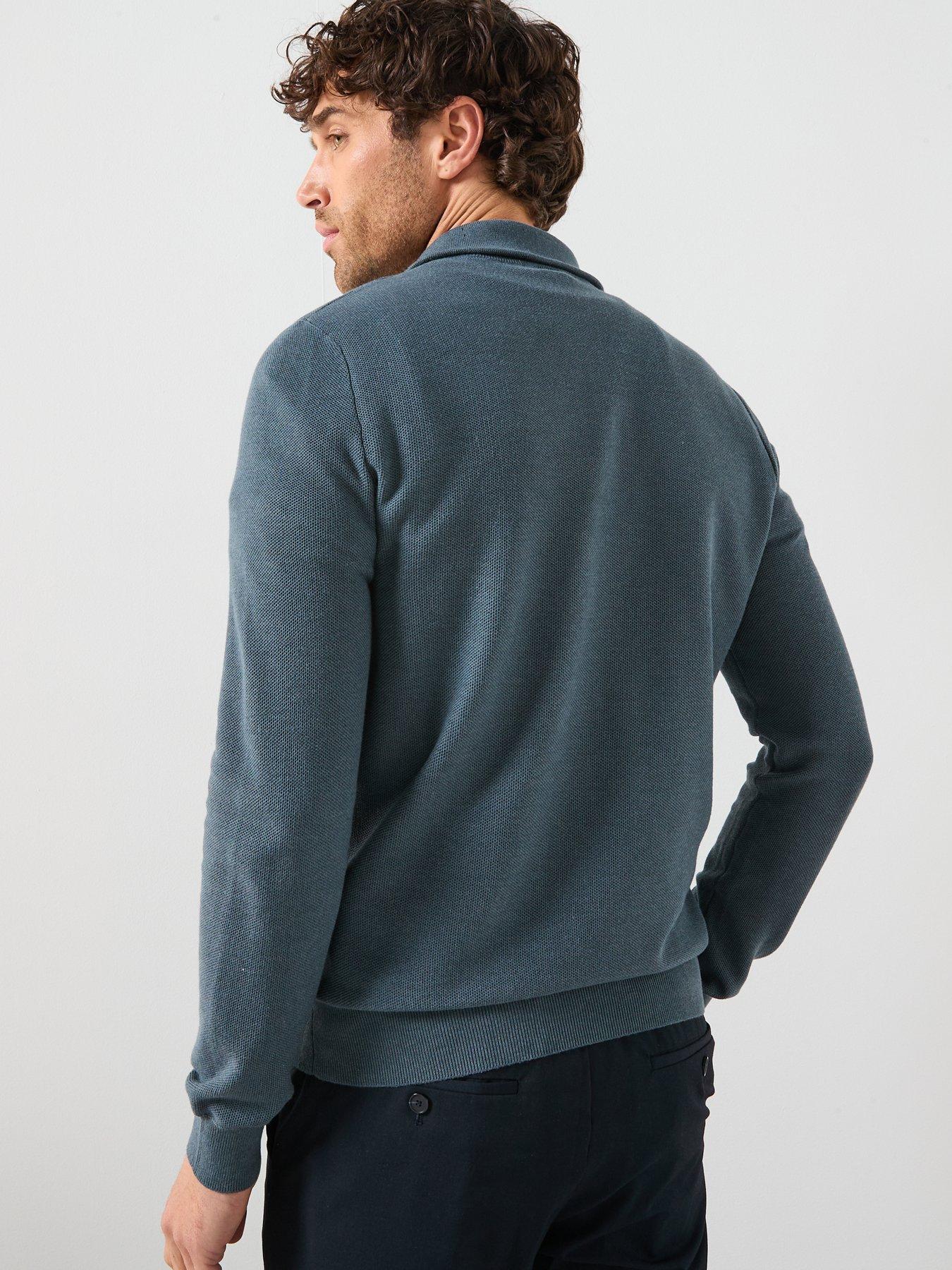 mango-ten-cotton-pique-14-zip-knitted-jumper-bluestillFront