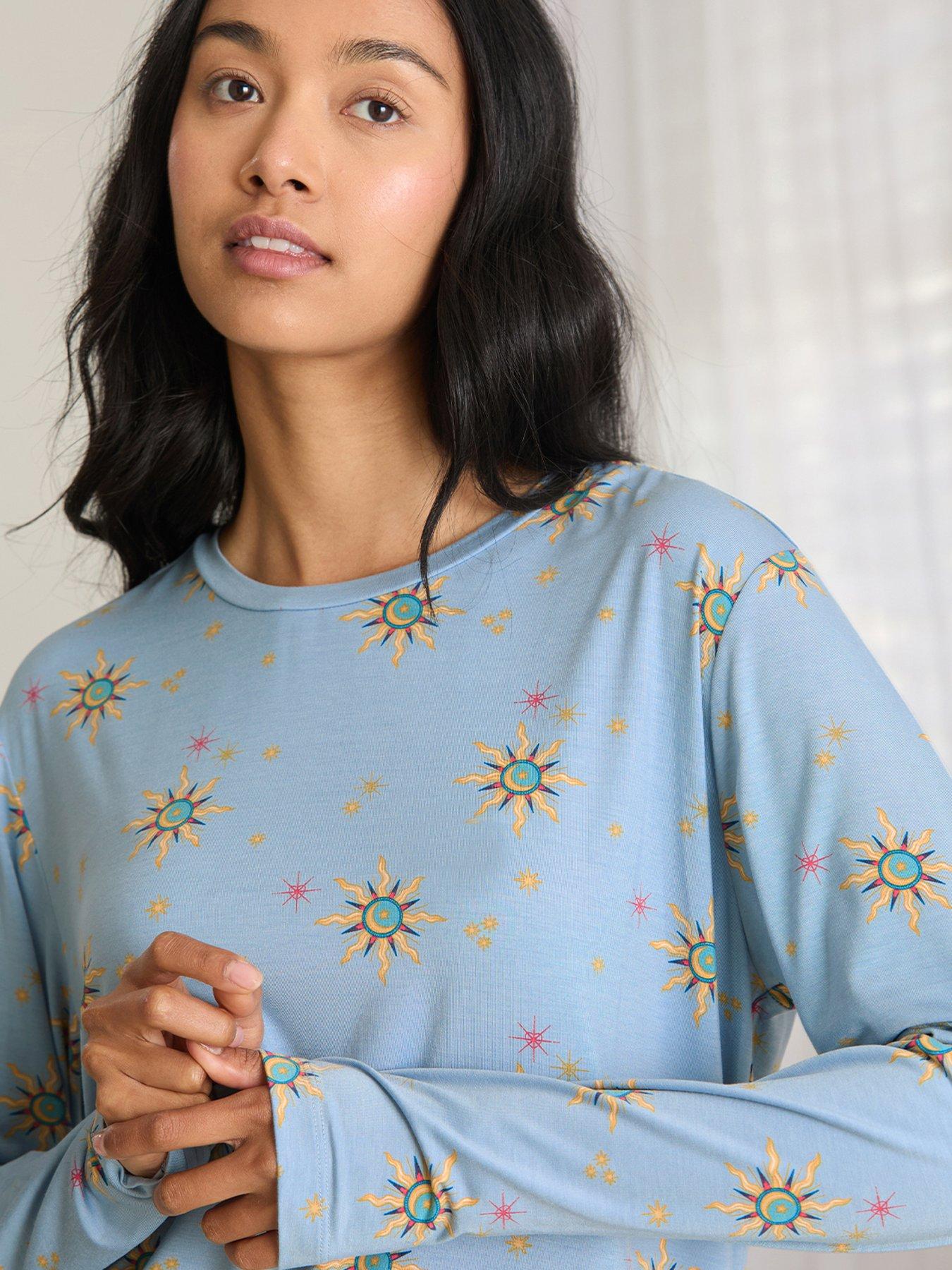 chelsea-peers-long-crew-neck-set-blueback