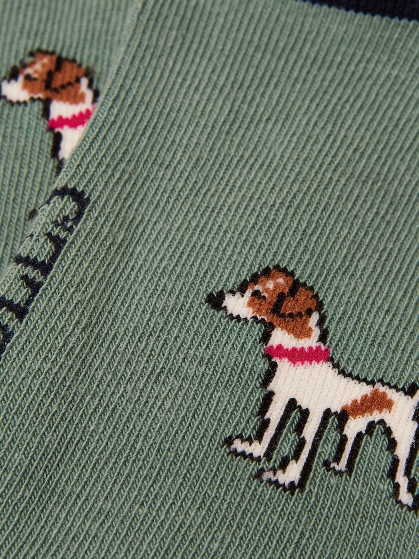 Image 3 of 3 of Joules Pack Of Two Socks - Green/Blue