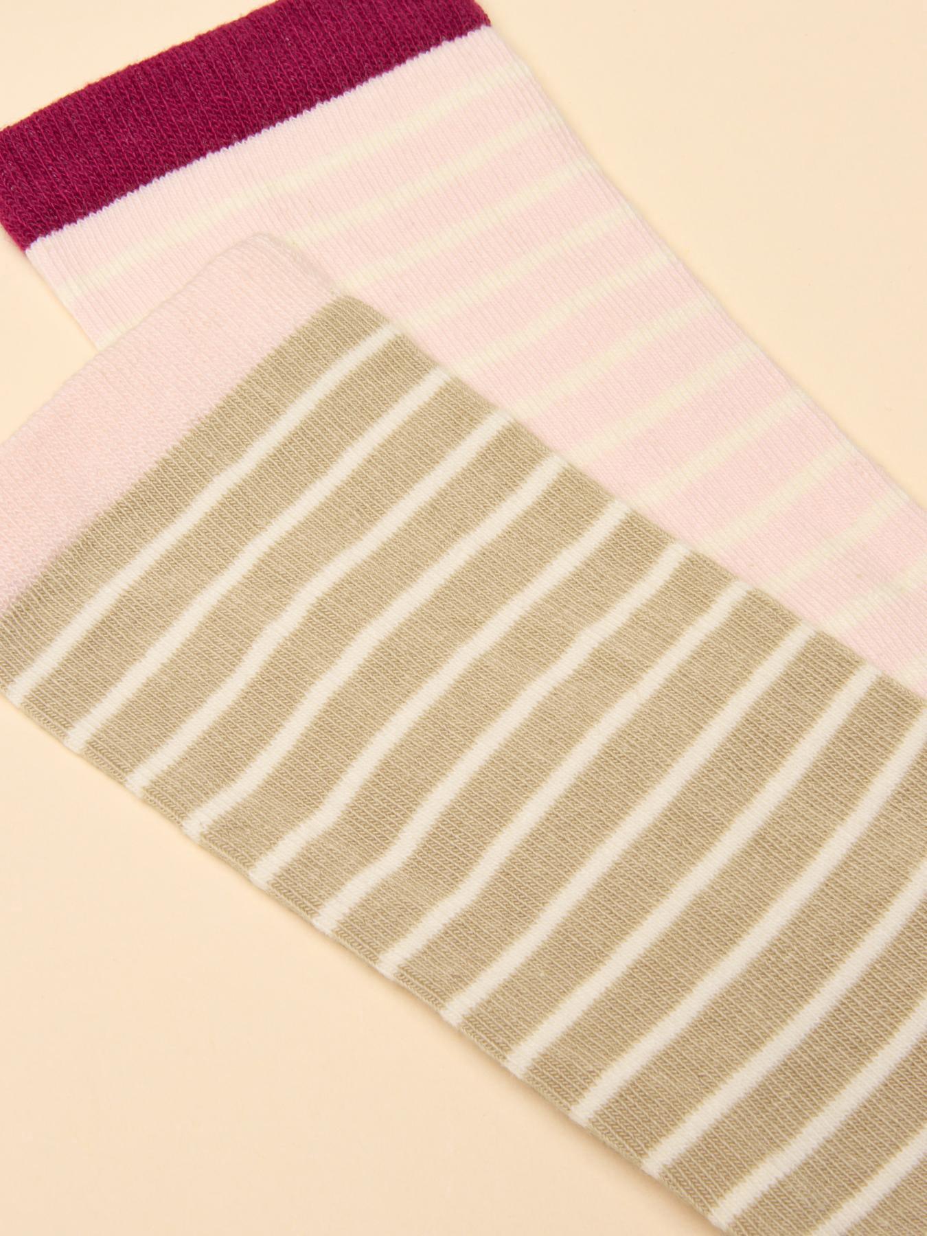 Image 2 of 3 of Joules Pack Of Two Socks - Ecru