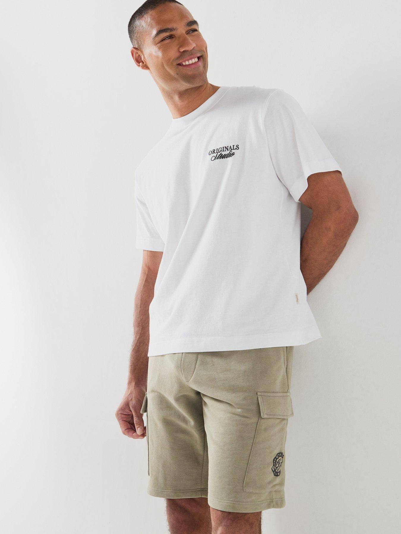 Image 5 of 6 of Jack & Jones Gordon Alliance Sweat Shorts - Khaki