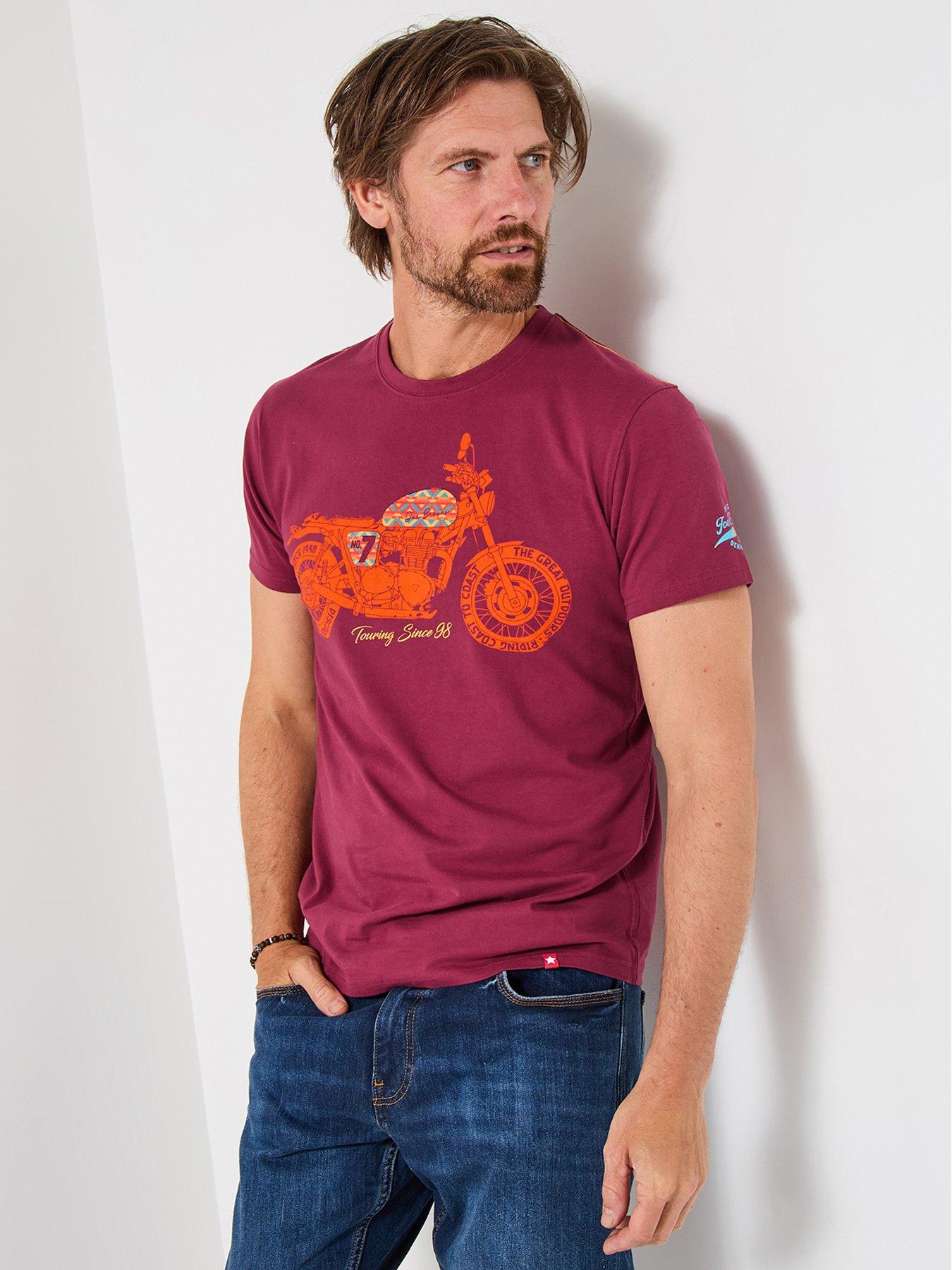 Joe Browns Graphic Biker T-Shirt - Red