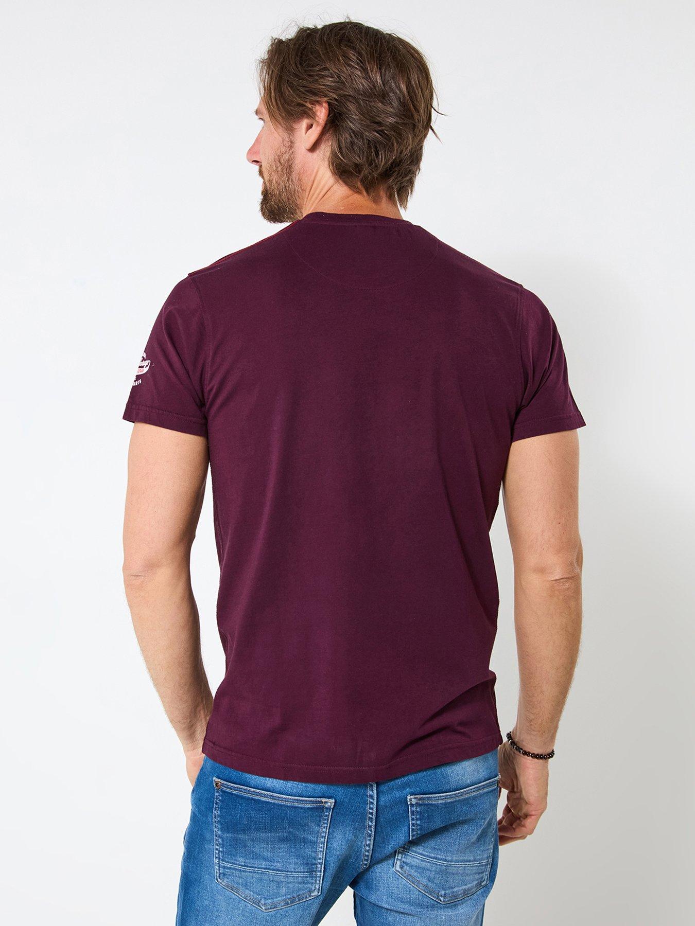 joe-browns-lion-graphic-t-shirt-dark-purplestillFront