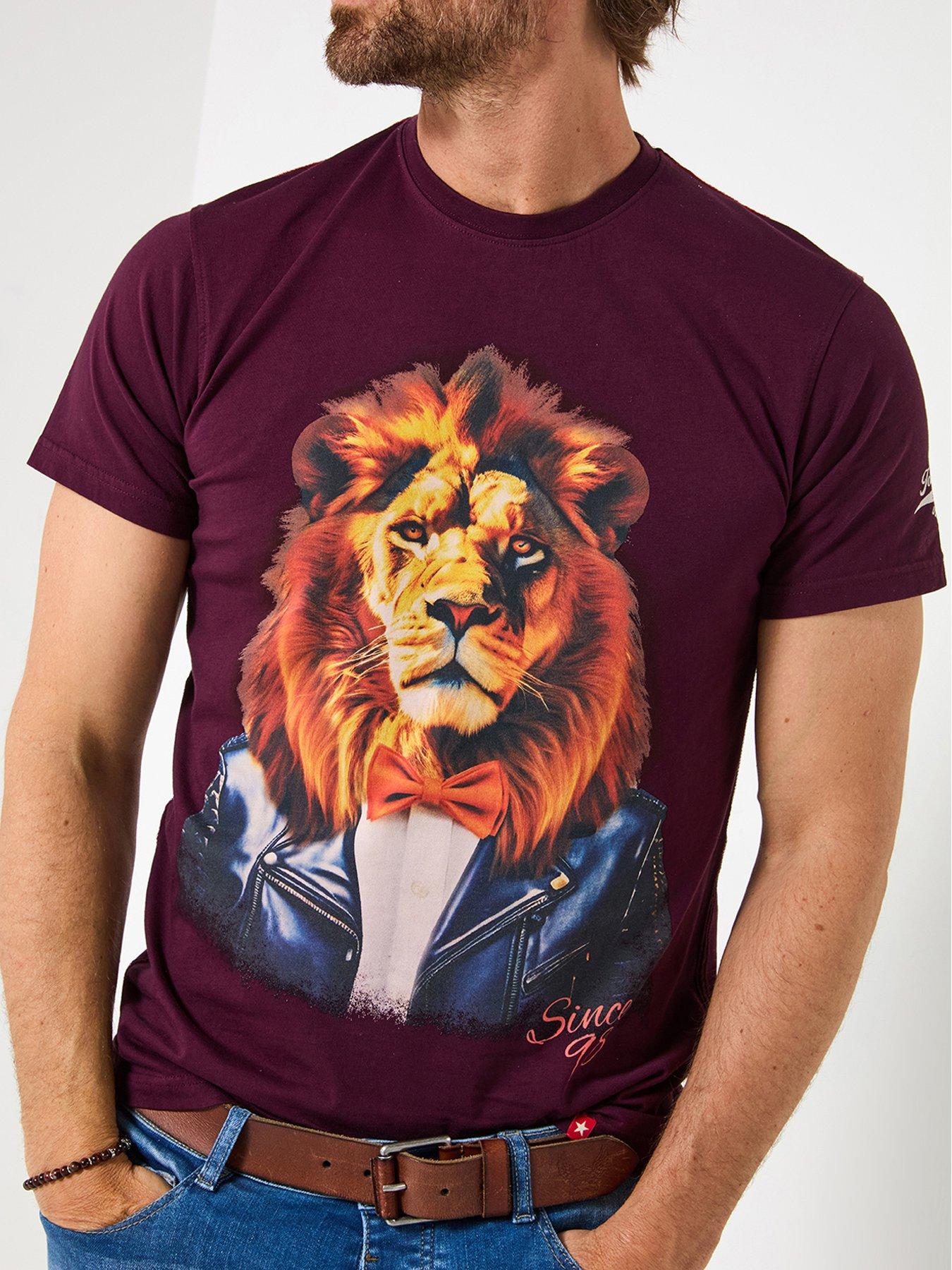 joe-browns-lion-graphic-t-shirt-dark-purpleoutfit