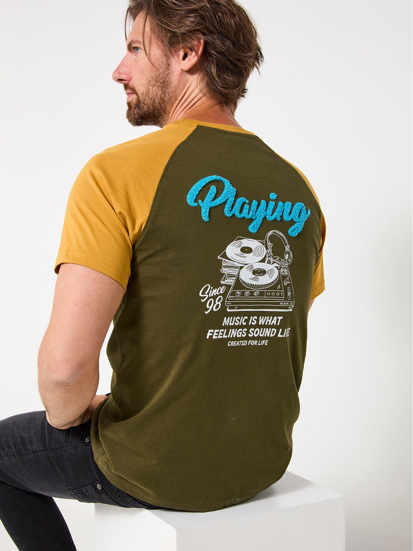 joe-browns-music-decks-t-shirt-greenfront