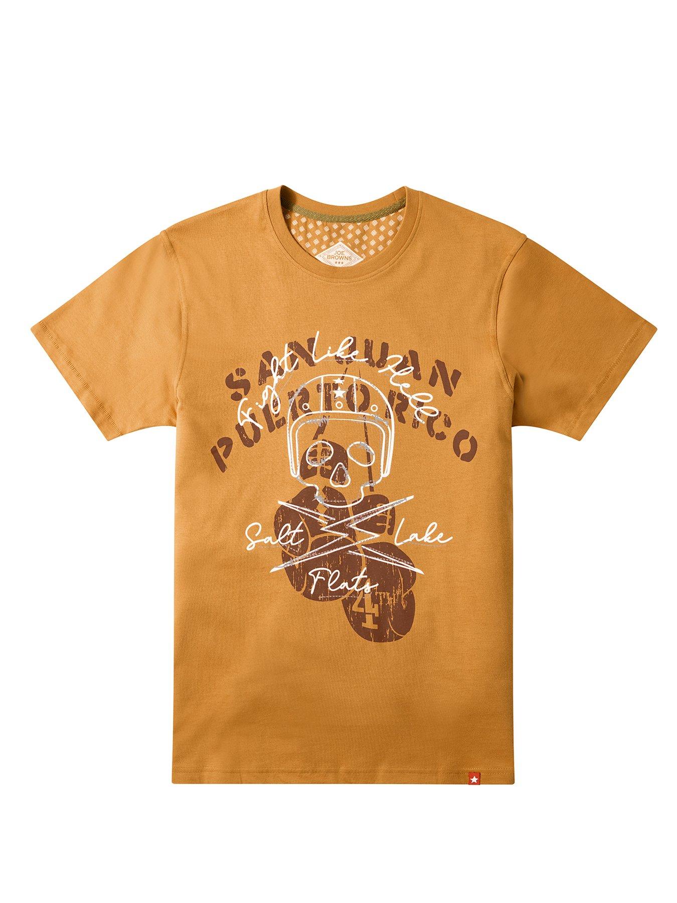 Image 5 of 5 of Joe Browns Biker Skull T Shirt - Orange