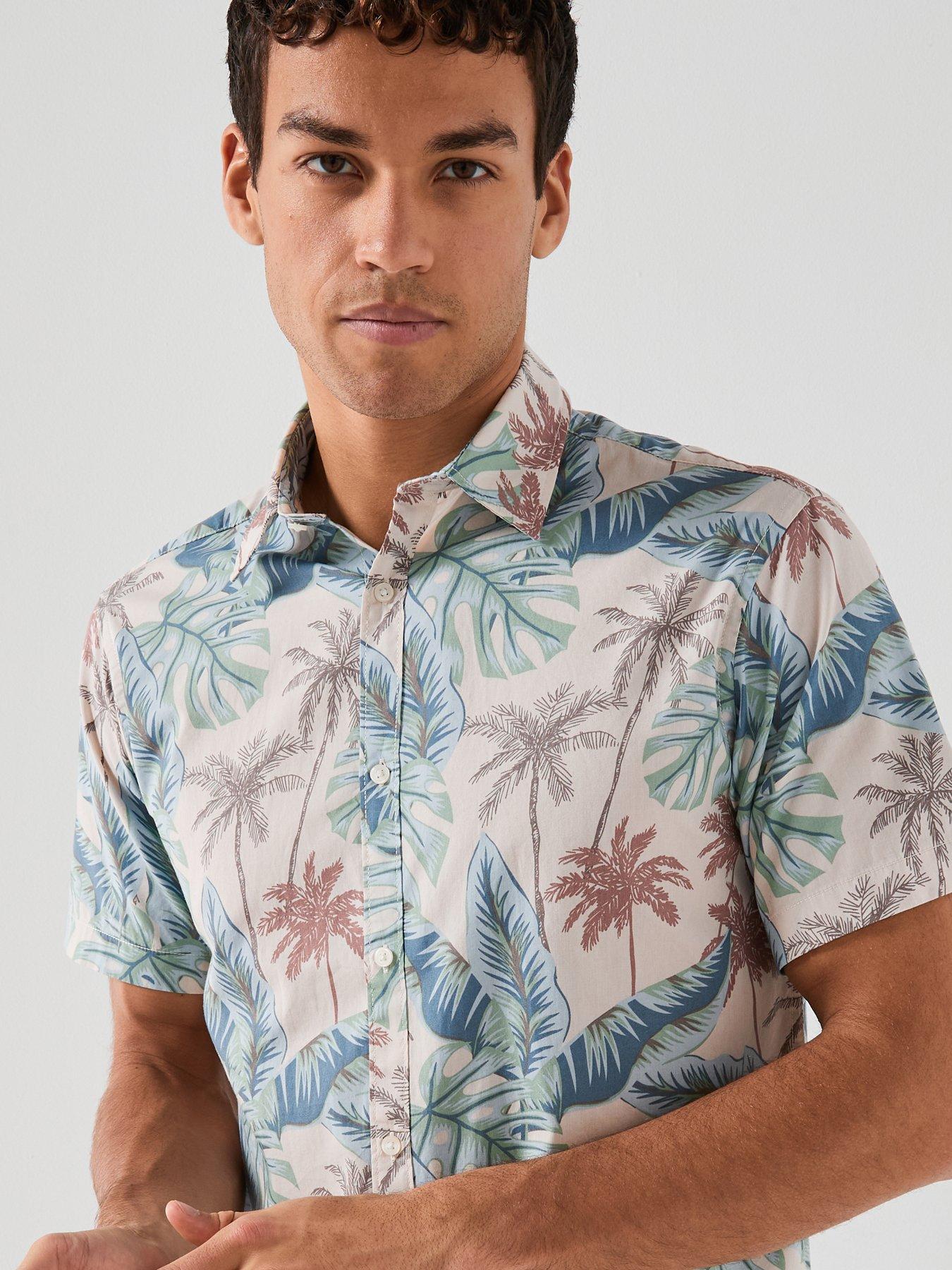 Image 5 of 6 of Jack & Jones Honolulu Aop Printed Short Sleeve Shirt - Multi