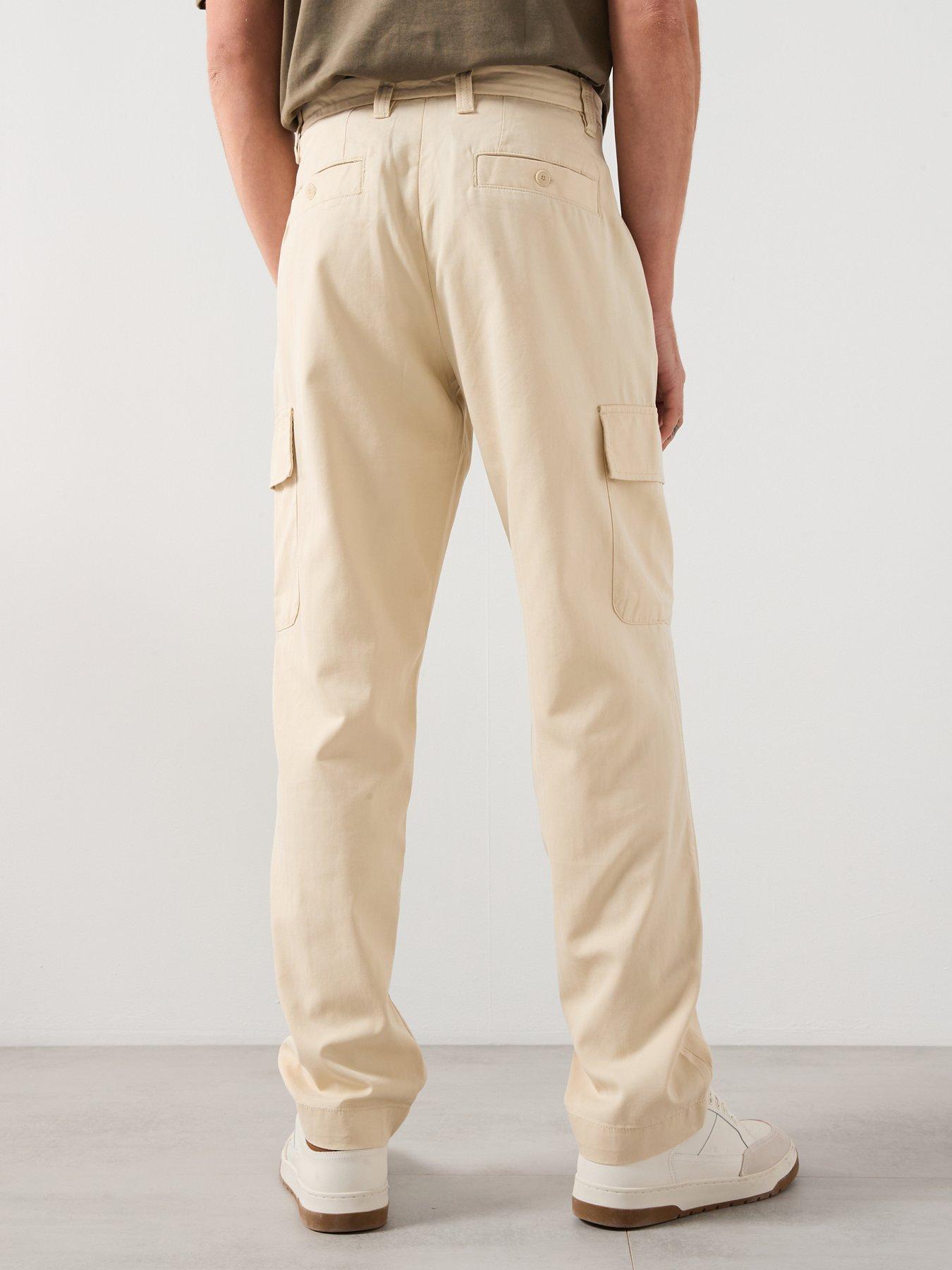 mango-salina-light-herringbone-cargo-pants-light-beigestillFront