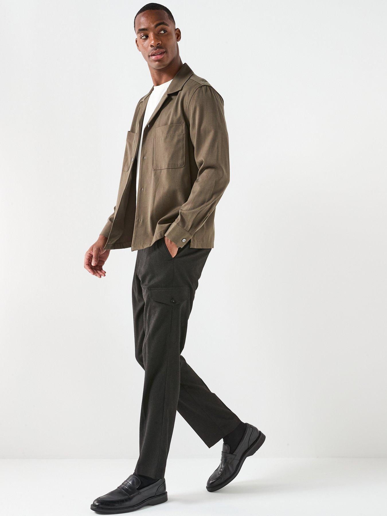 mango-milton-cuban-collar-overshirt-khakioutfit