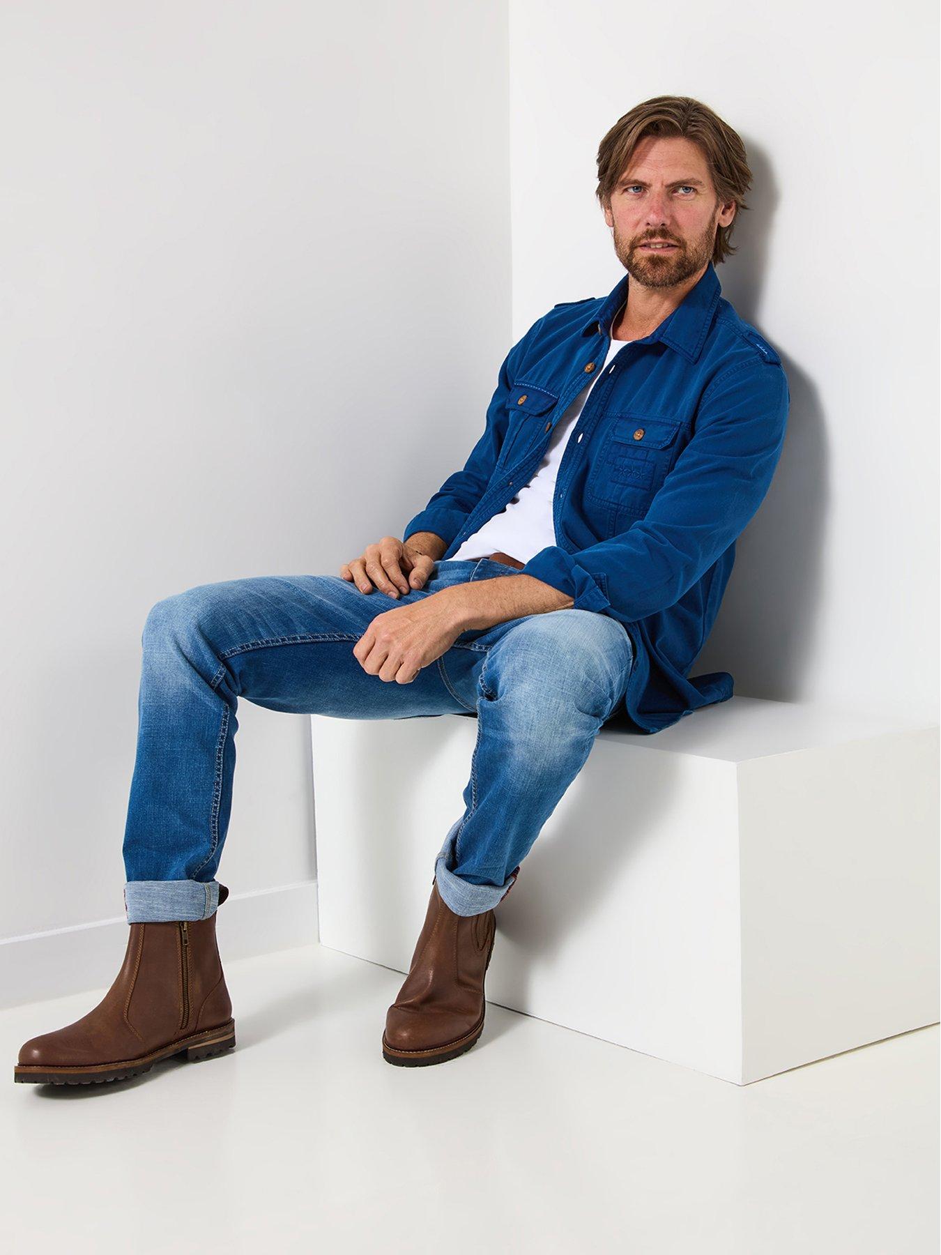 joe-browns-blue-embroidered-stitch-detail-long-sleeve-casual-shirt--nbspblueoutfit