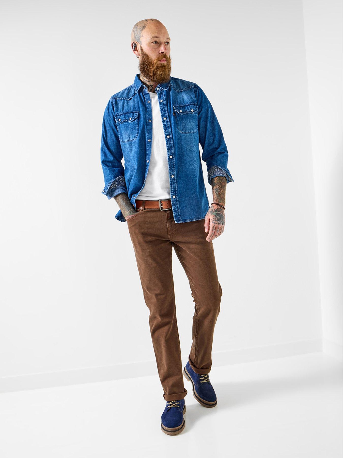 Image 3 of 5 of Joe Browns Joe Browns Chocolate Straight Fit Jeans