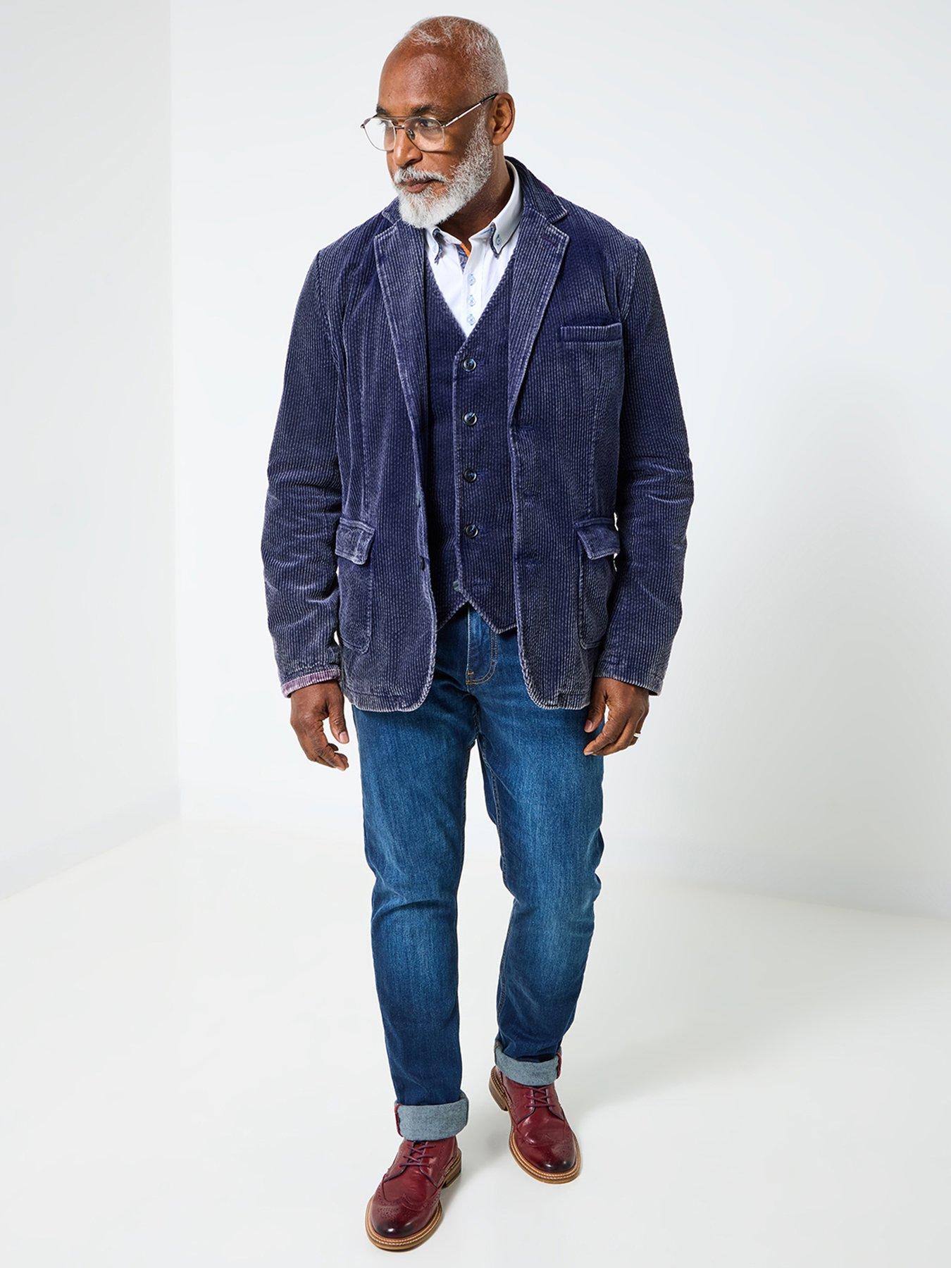 Image 2 of 6 of Joe Browns Corduroy Blazer - Navy