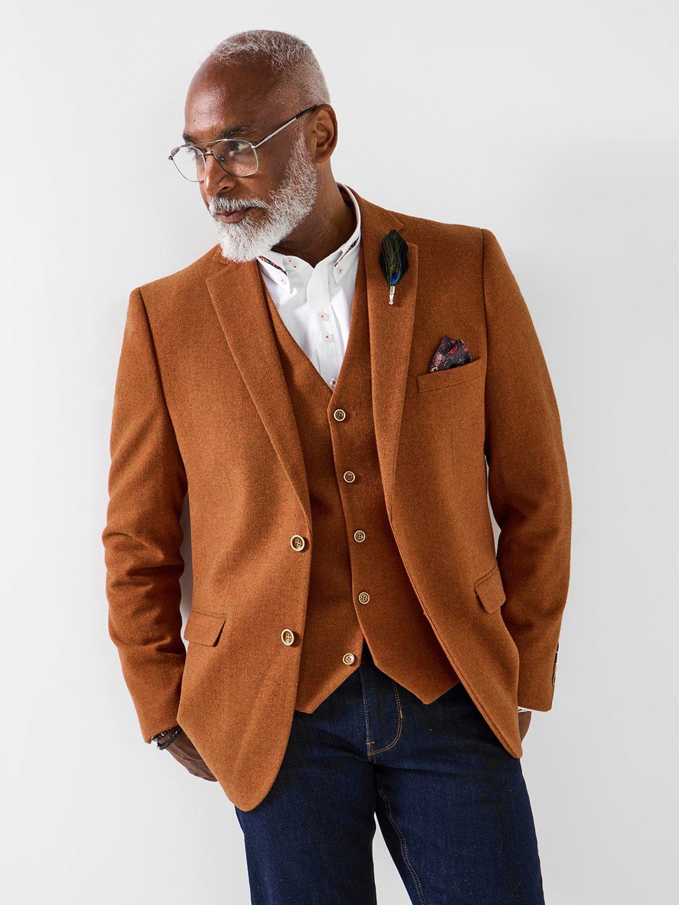 Joe Browns Modern Cutaway Blazer - Dark Orange