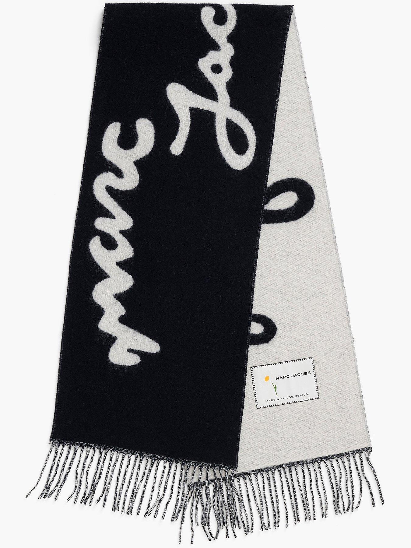 Image 1 of 3 of MARC JACOBS Is Joy Scarf - Black