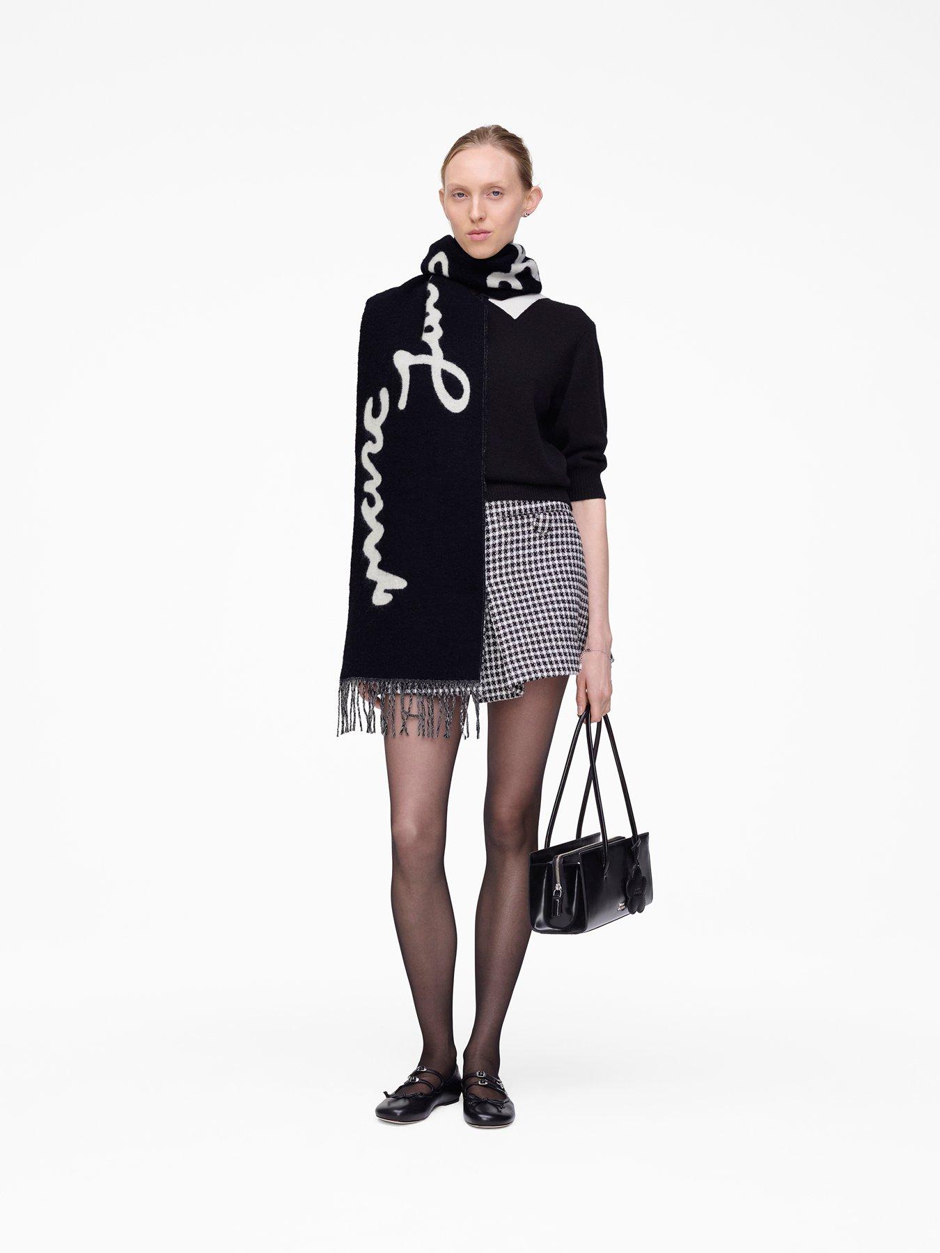 Image 2 of 3 of MARC JACOBS Is Joy Scarf - Black