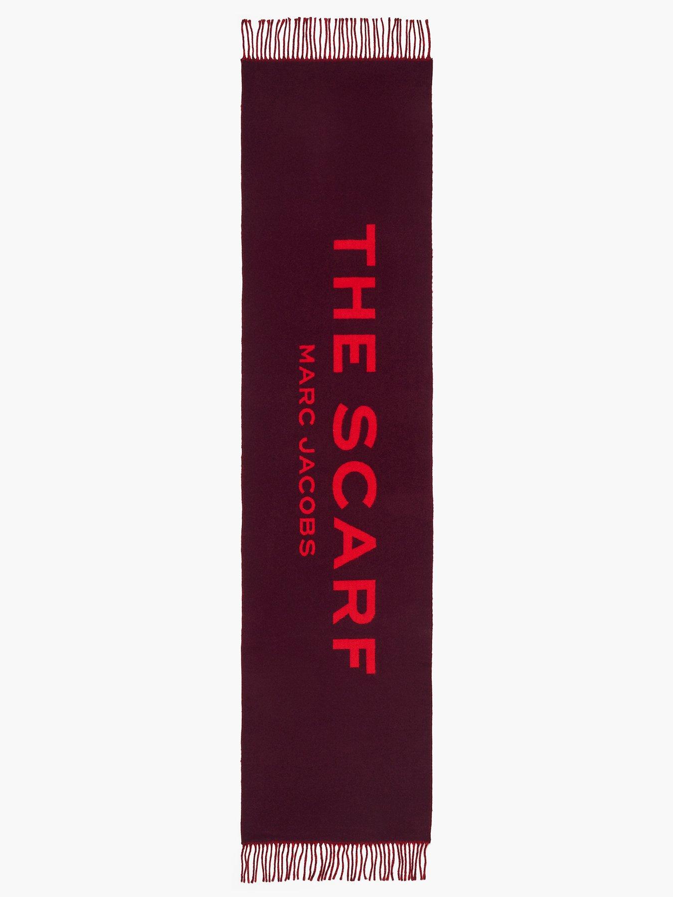 Image 1 of 3 of MARC JACOBS The Scarf - Dark Red