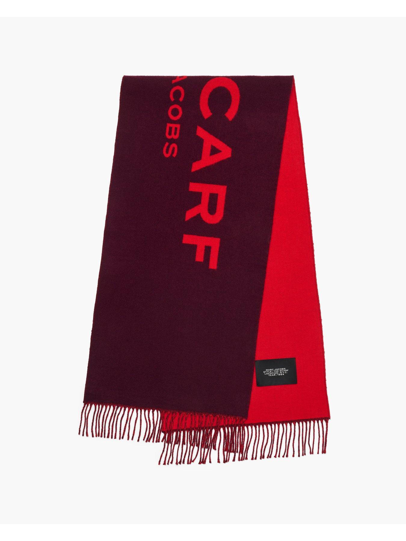 Image 3 of 3 of MARC JACOBS The Scarf - Dark Red