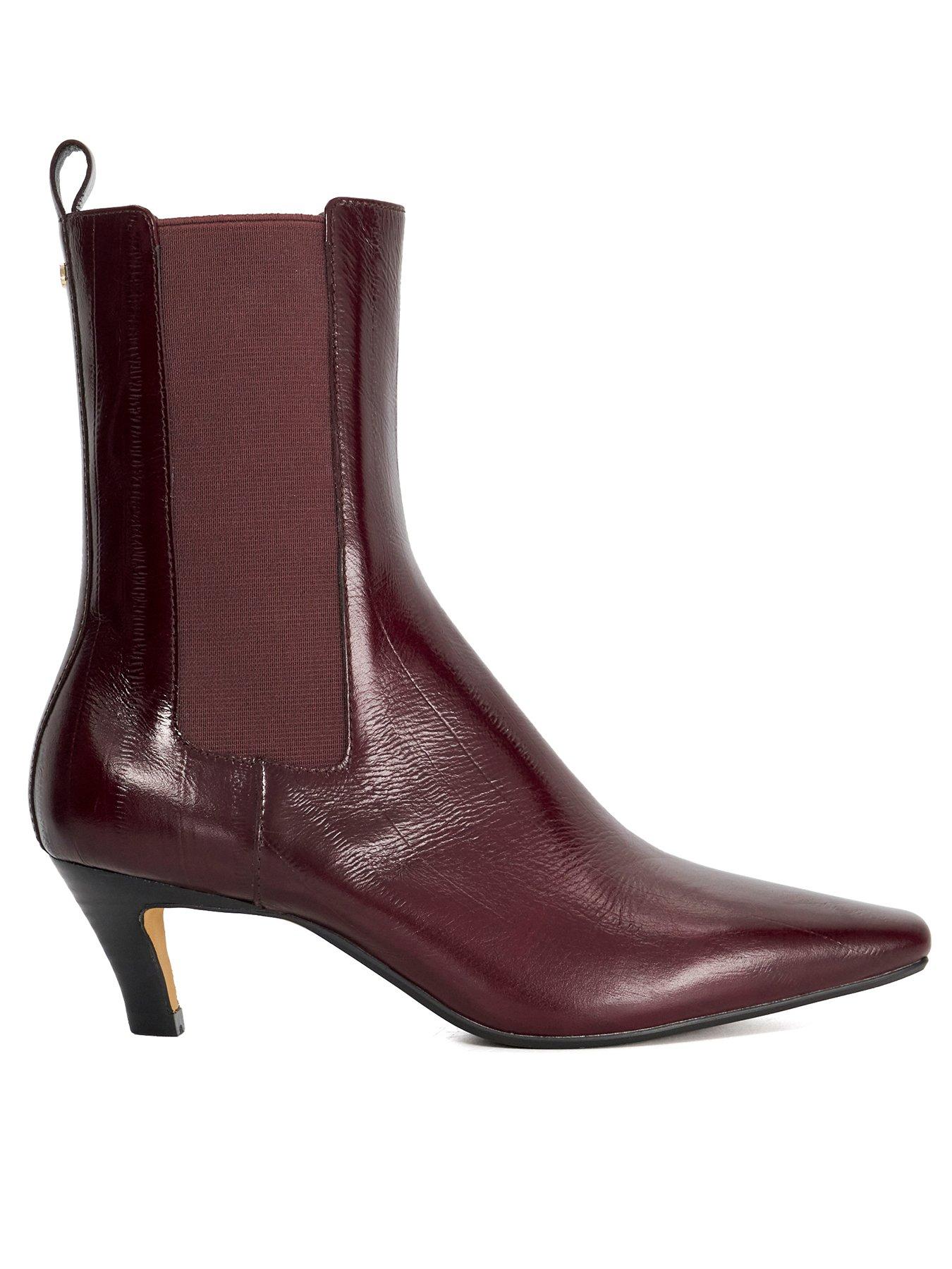 dune-london-odele-chiselled-toe-leather-ankle-boots-dark-redfront