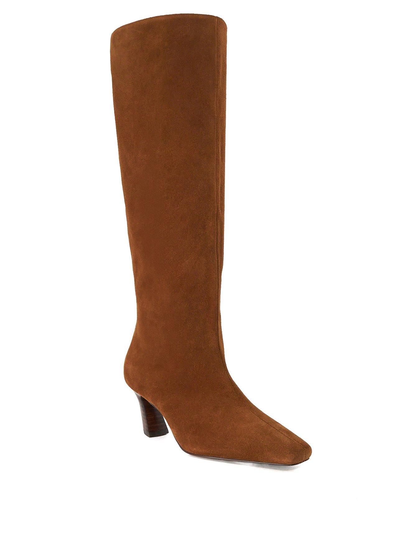 dune-london-selinni-suede-knee-high-boot-dark-tanstillFront