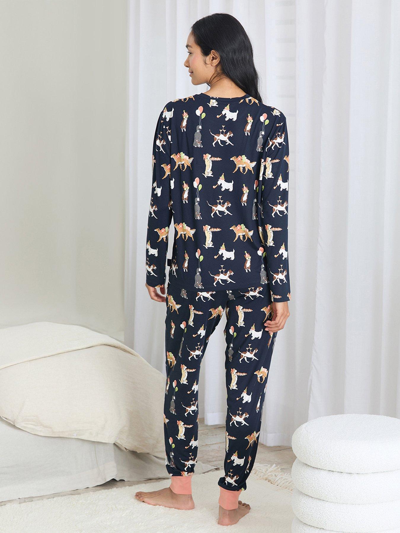 chelsea-peers-classic-crew-neck-set-navydetail