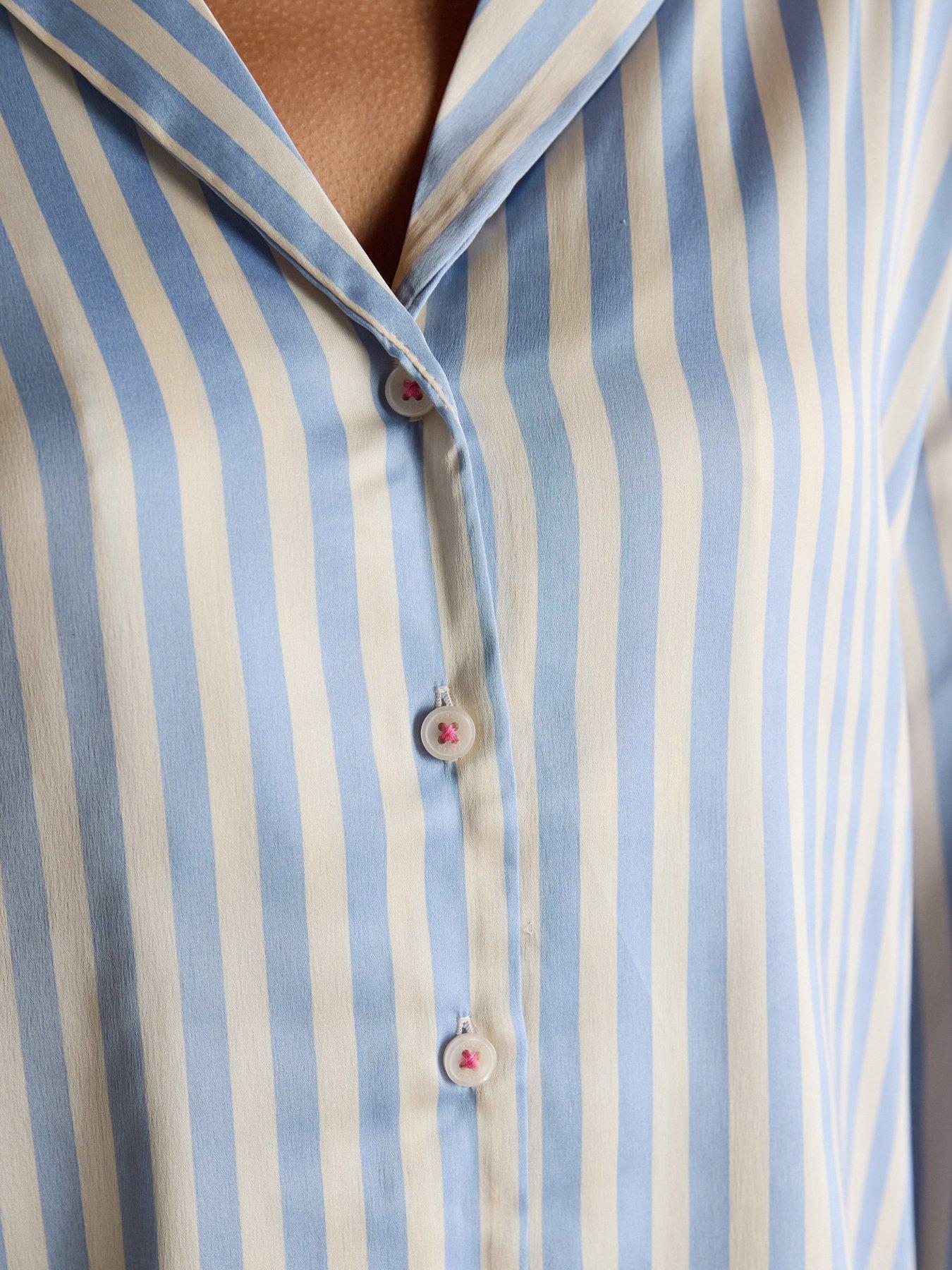 joules-satin-pyjama-set-blue-stripedetail