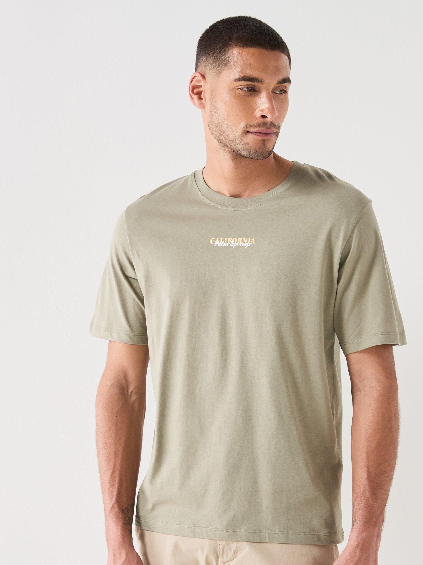 Image 4 of 6 of Jack & Jones City Back Graphic T-Shirt - Khaki
