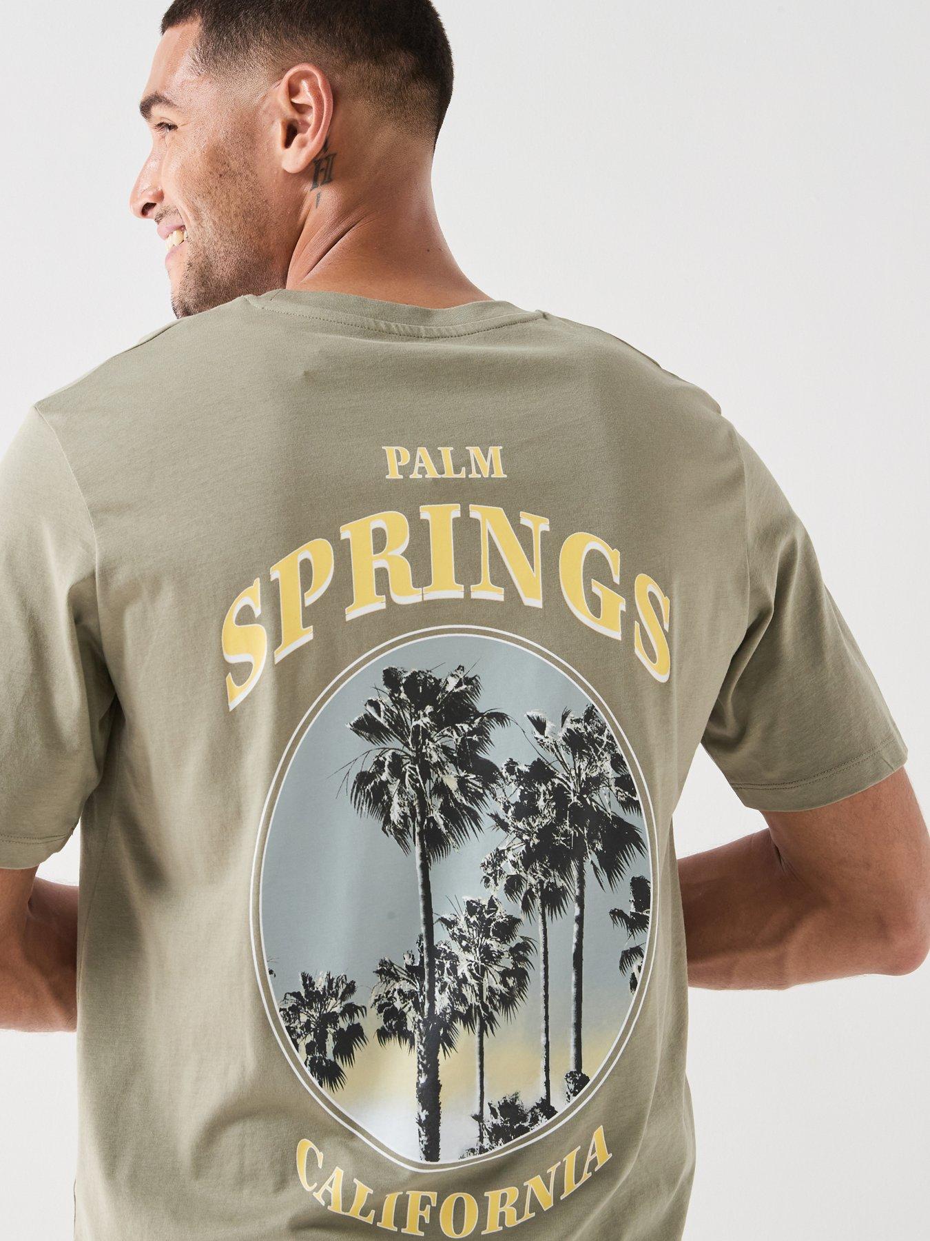 Image 5 of 6 of Jack & Jones City Back Graphic T-Shirt - Khaki