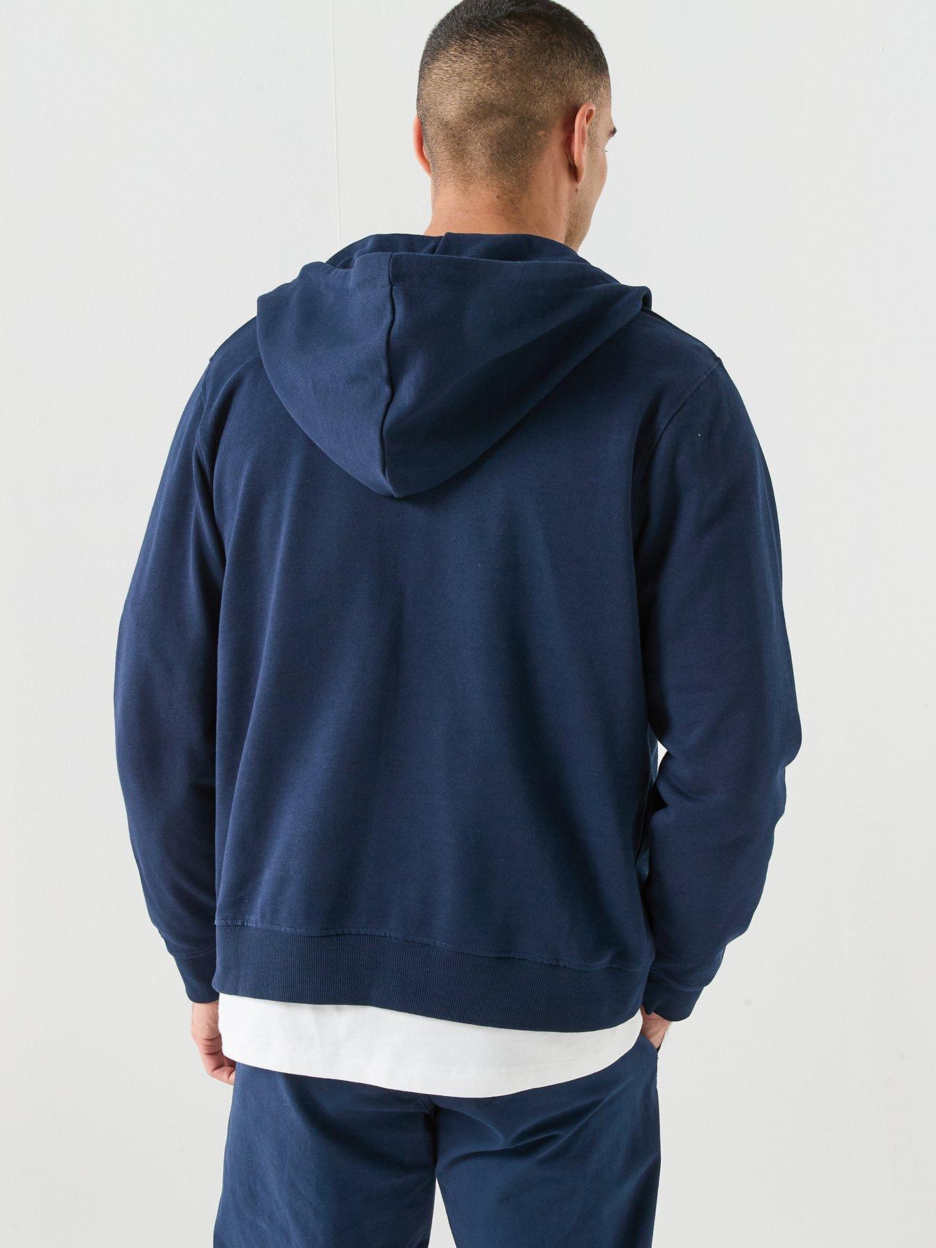Image 2 of 5 of Jack & Jones College Zip Hoodie - Navy