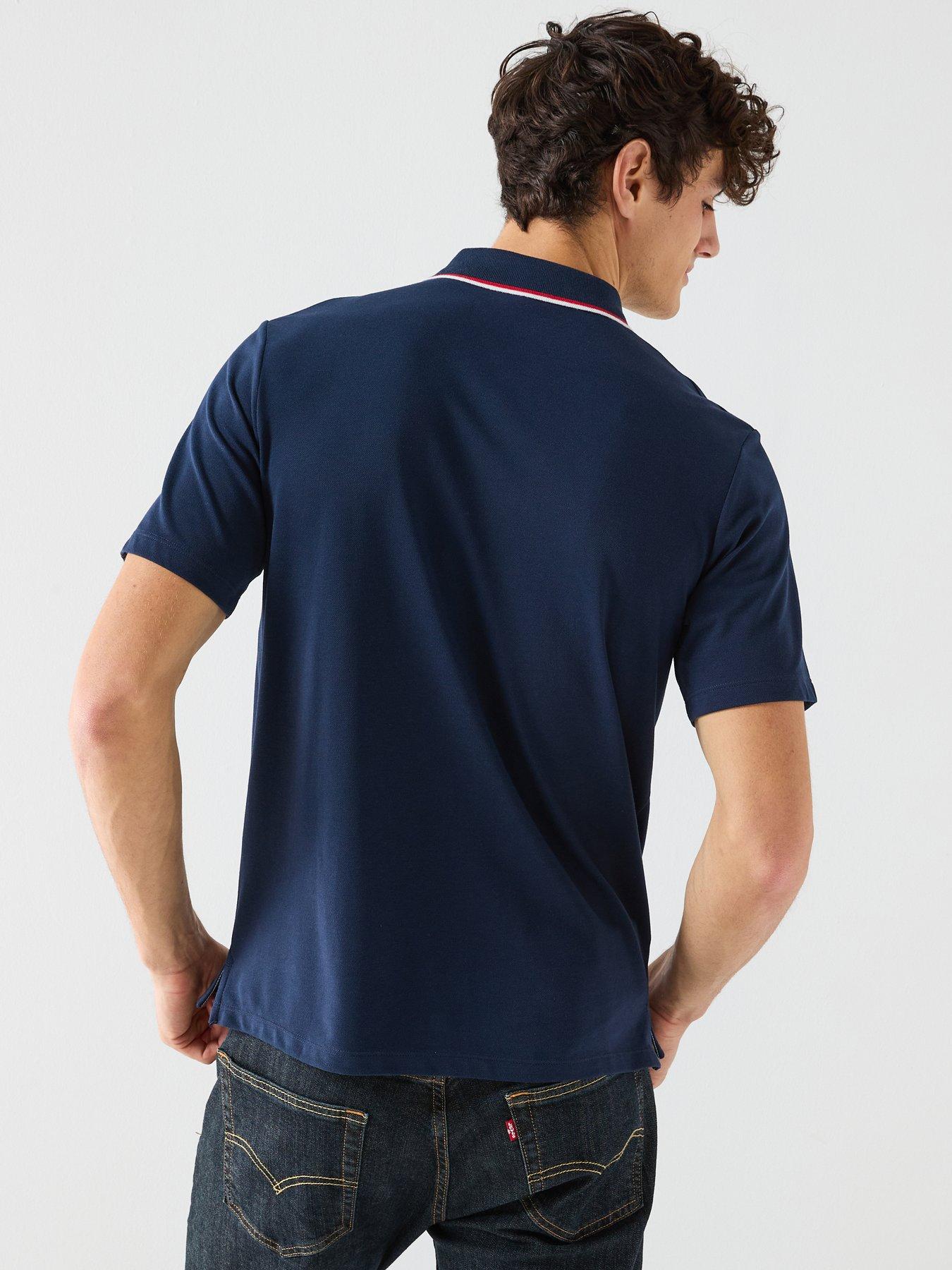 Image 2 of 6 of Jack & Jones Blaze Polo Shirt - Navy