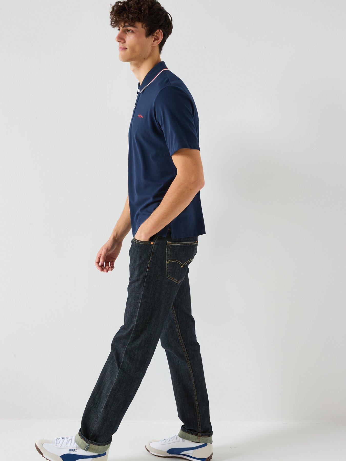 Image 6 of 6 of Jack & Jones Blaze Polo Shirt - Navy