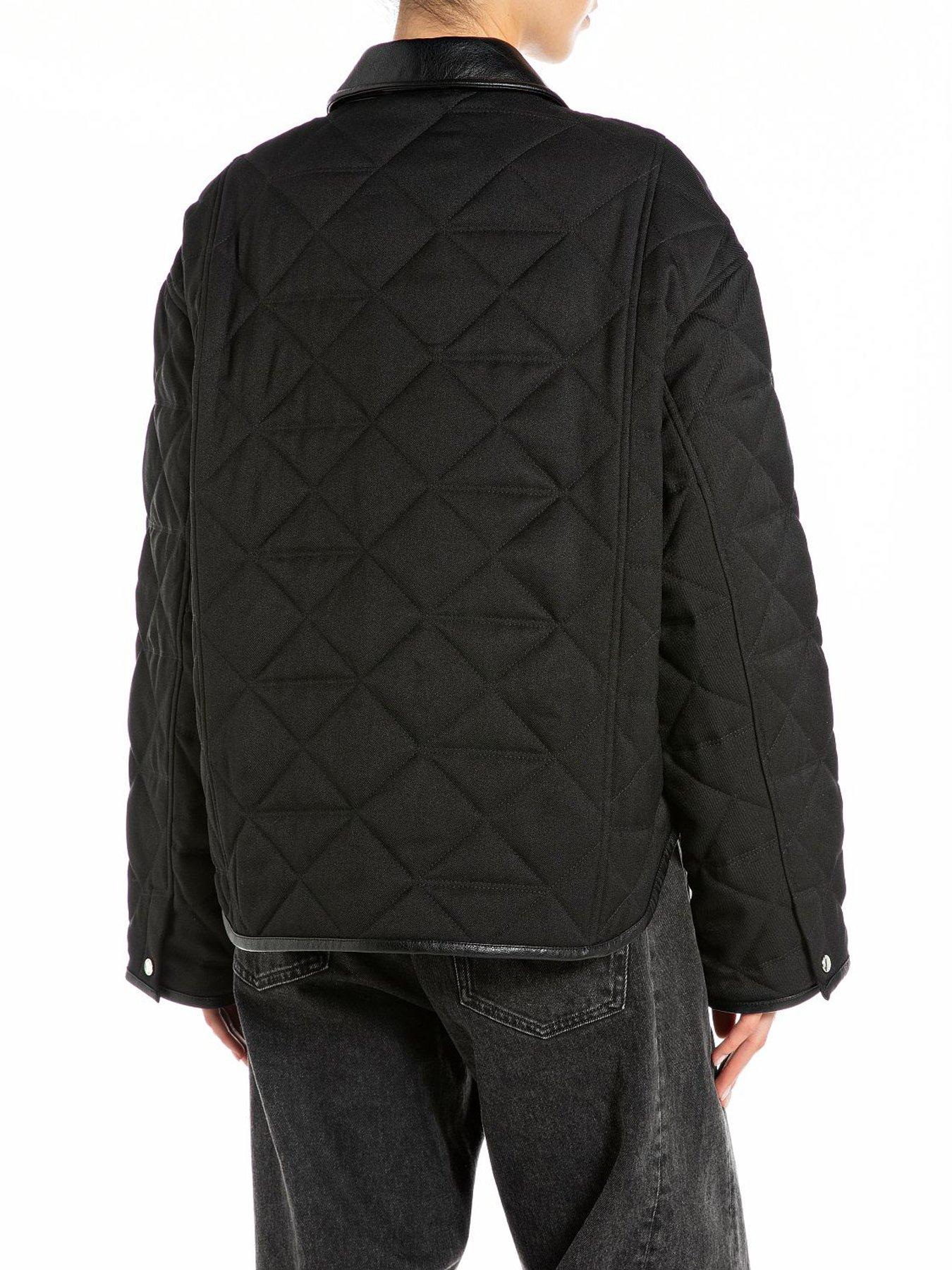 Image 2 of 2 of Replay Quilted Short Jacket - Black