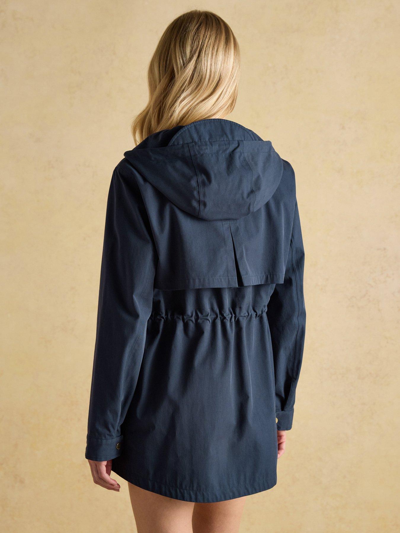 Image 2 of 6 of Joules Waterproof Raincoat With Hood - Navy