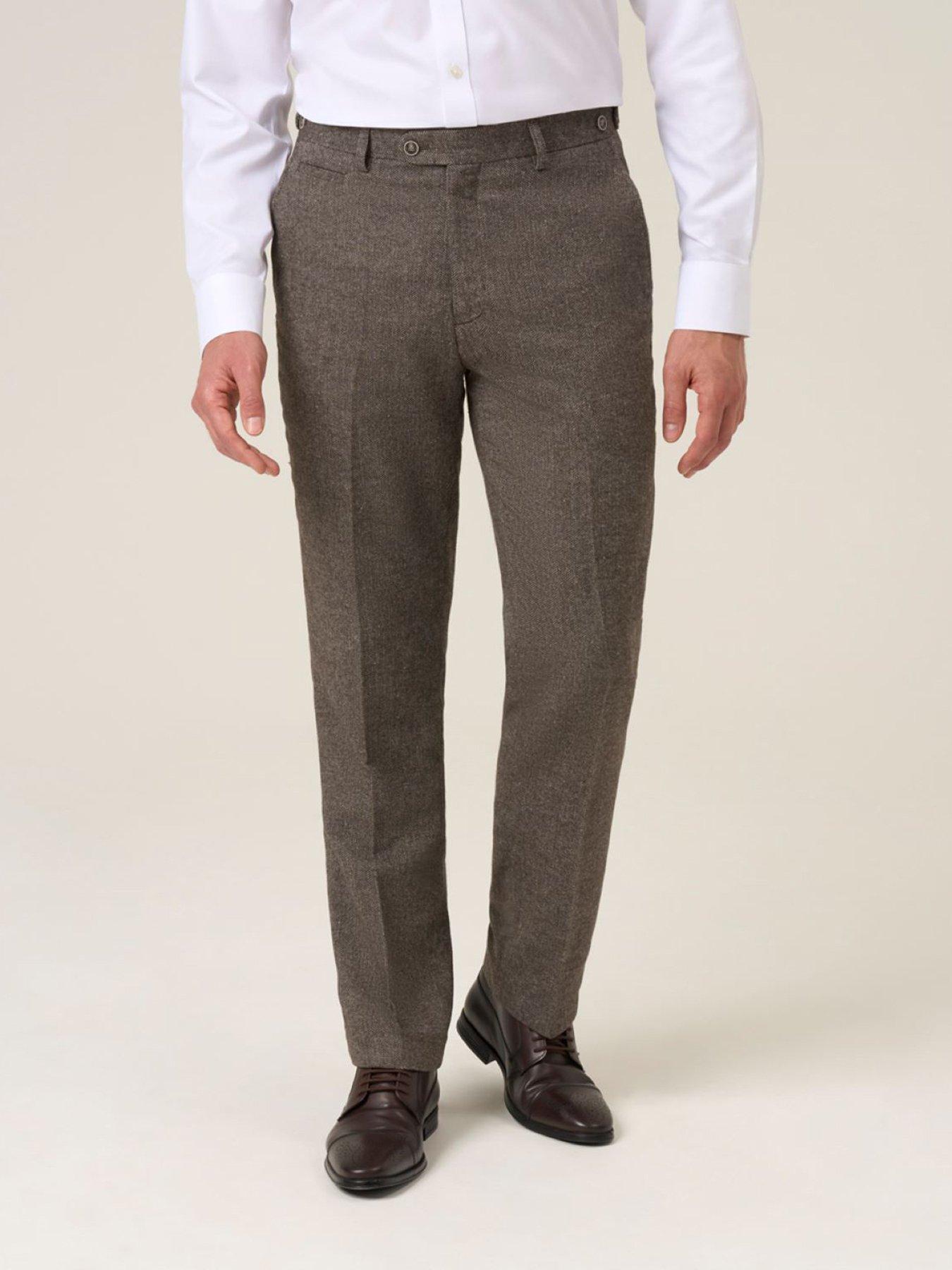 skopes-tailored-fit-jude-fawn-herringbone-suit-trousers-light-brown