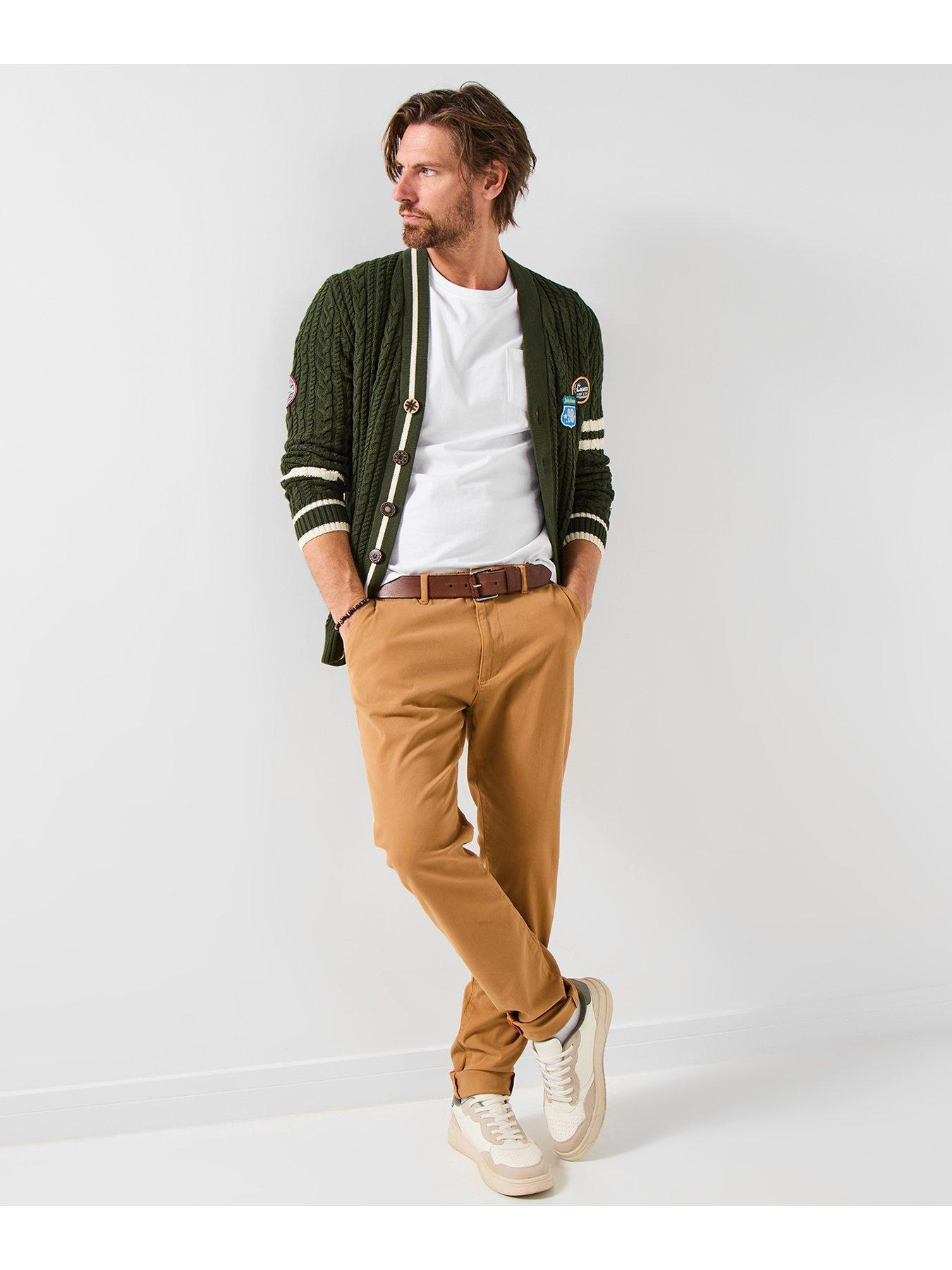 joe-browns-preppy-v-neck-knitted-cardigan-greenstillFront