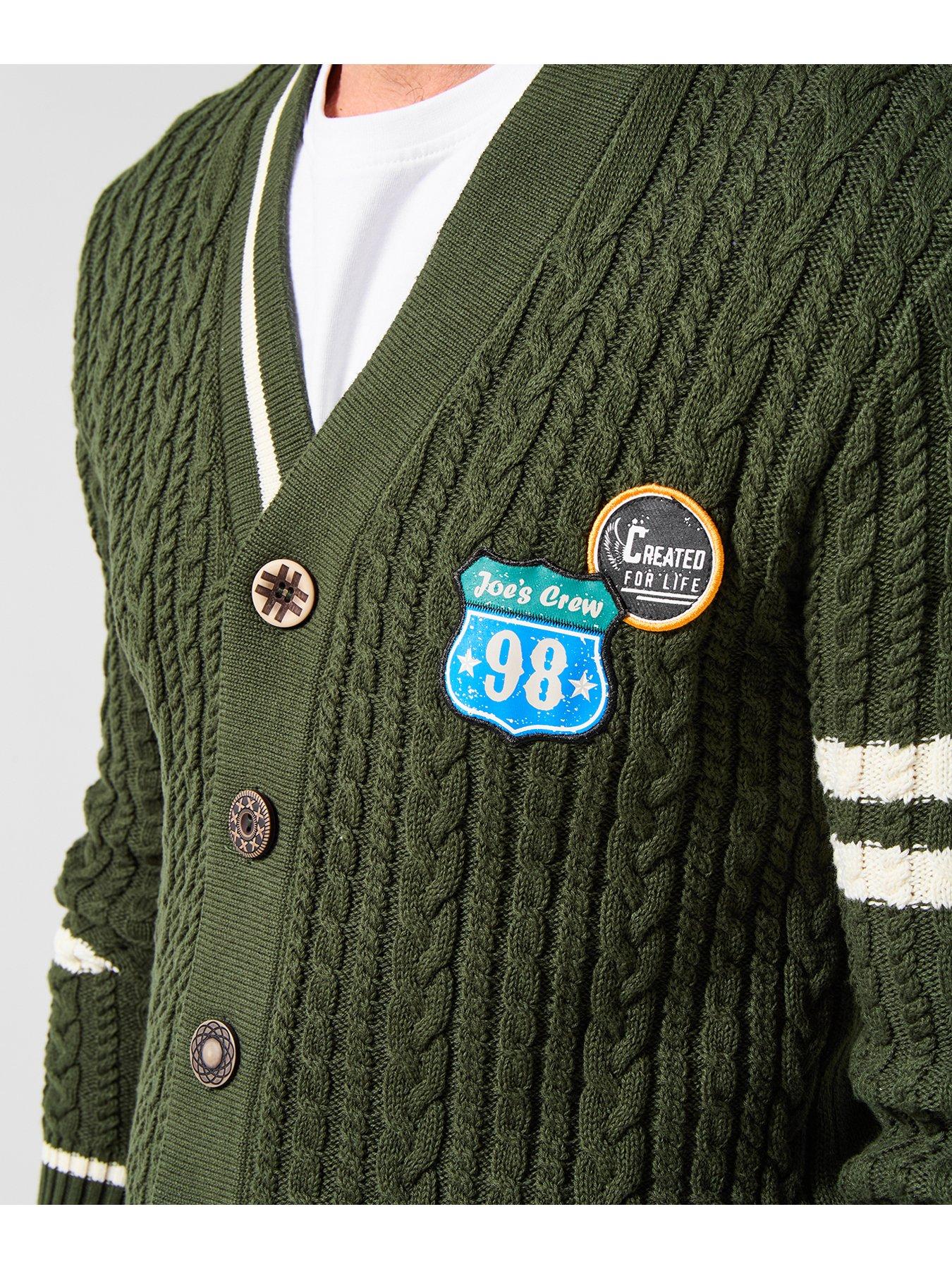 joe-browns-preppy-v-neck-knitted-cardigan-greenoutfit