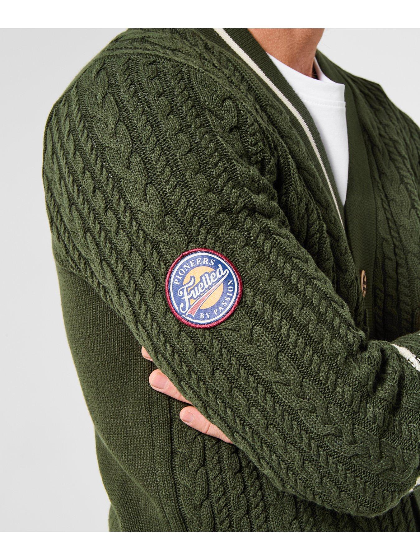 joe-browns-preppy-v-neck-knitted-cardigan-greendetail