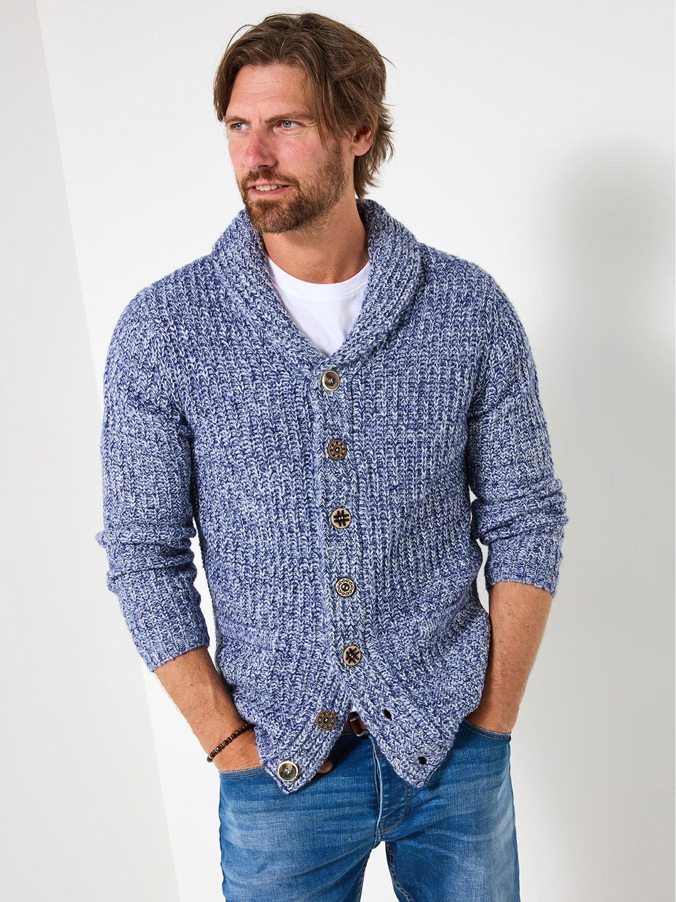 Joe Browns Reel Shawl Knitted Cardigan - Blue