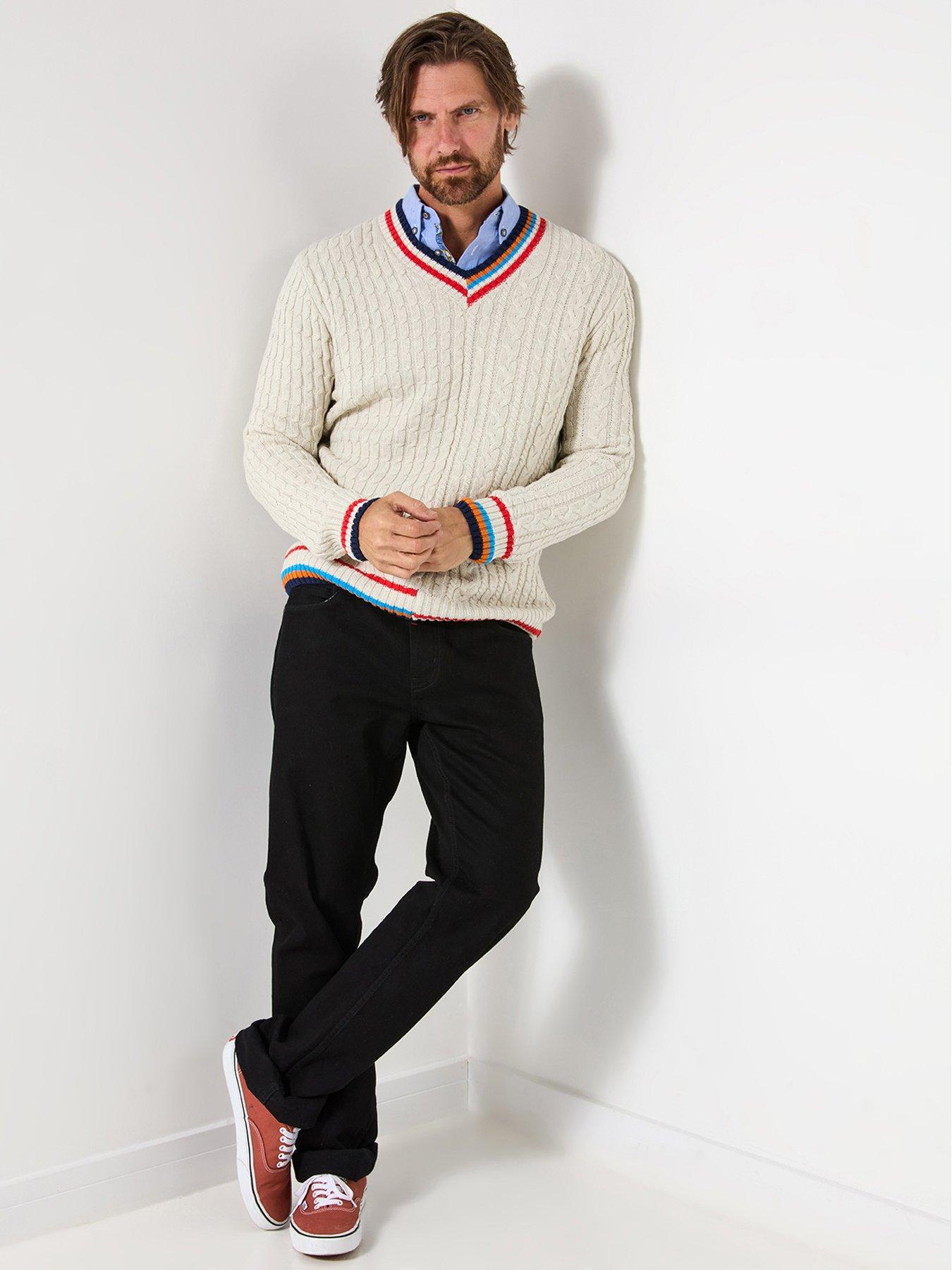 joe-browns-v-neck-cable-knitted-jumper-creamback