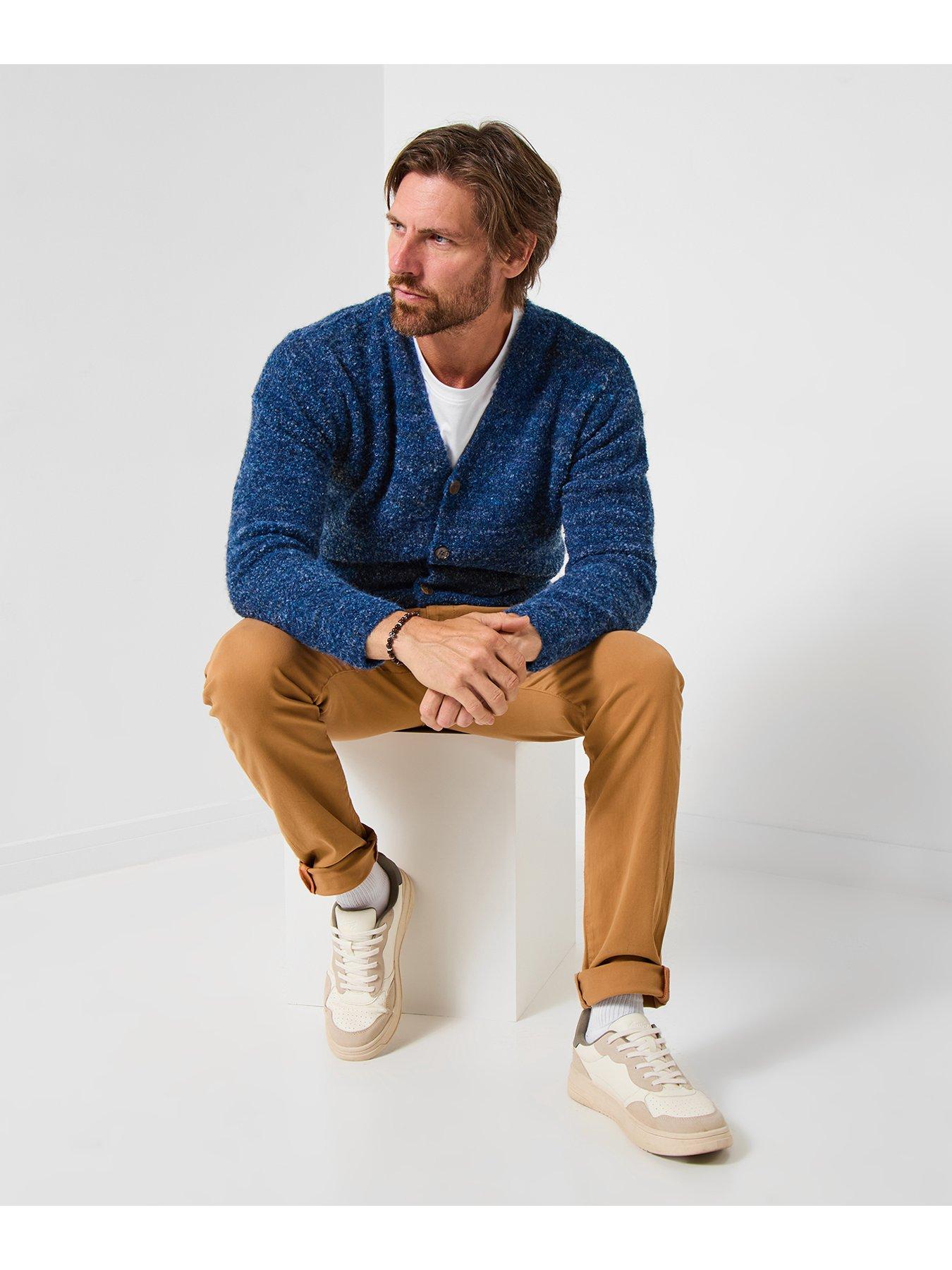 Image 4 of 6 of Joe Browns Joe Browns V-Neck Knitted Cardigan - Blue