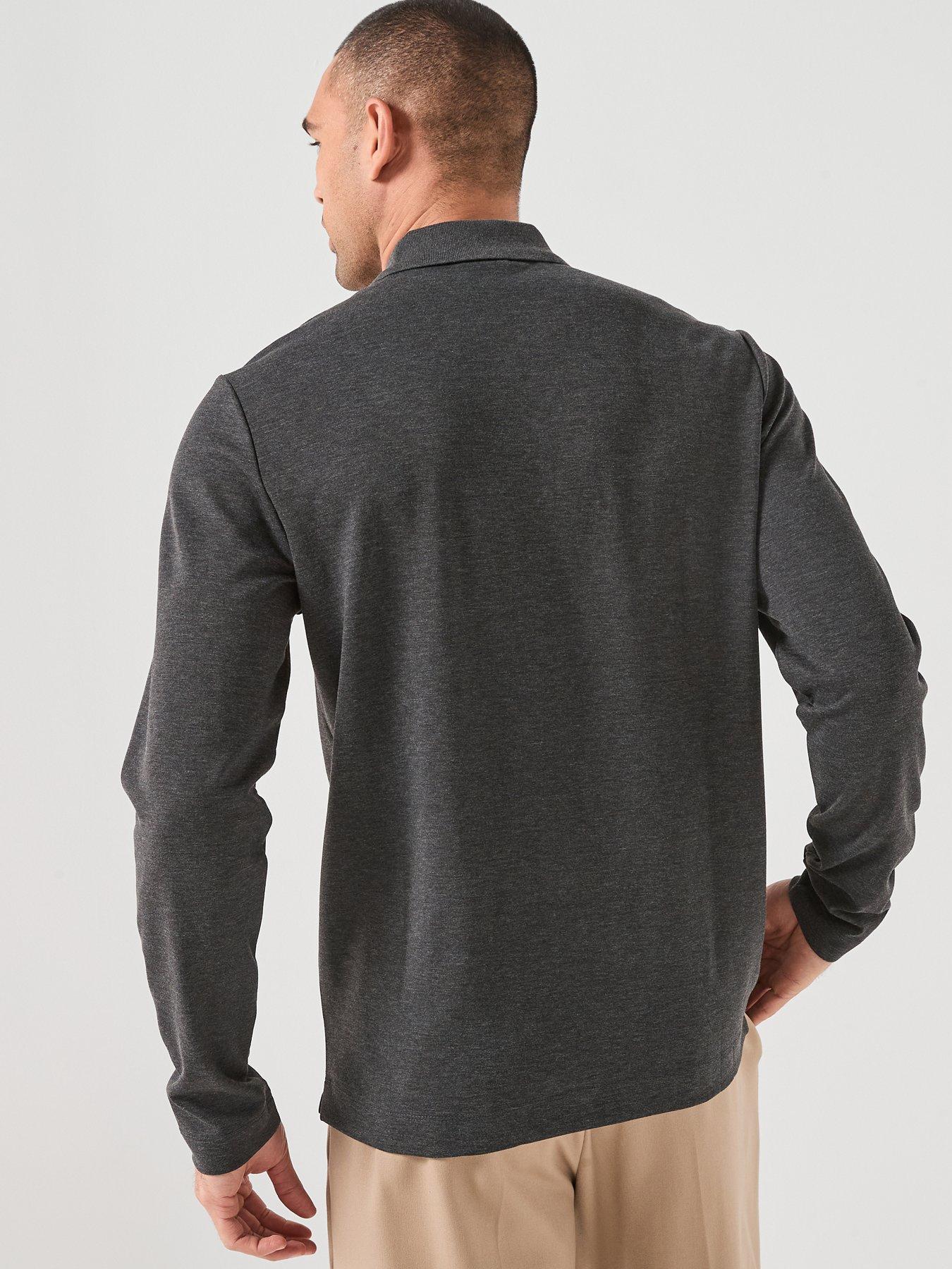 mango-gareth-concealed-placket-long-sleeve-polo-shirt-dark-greystillFront