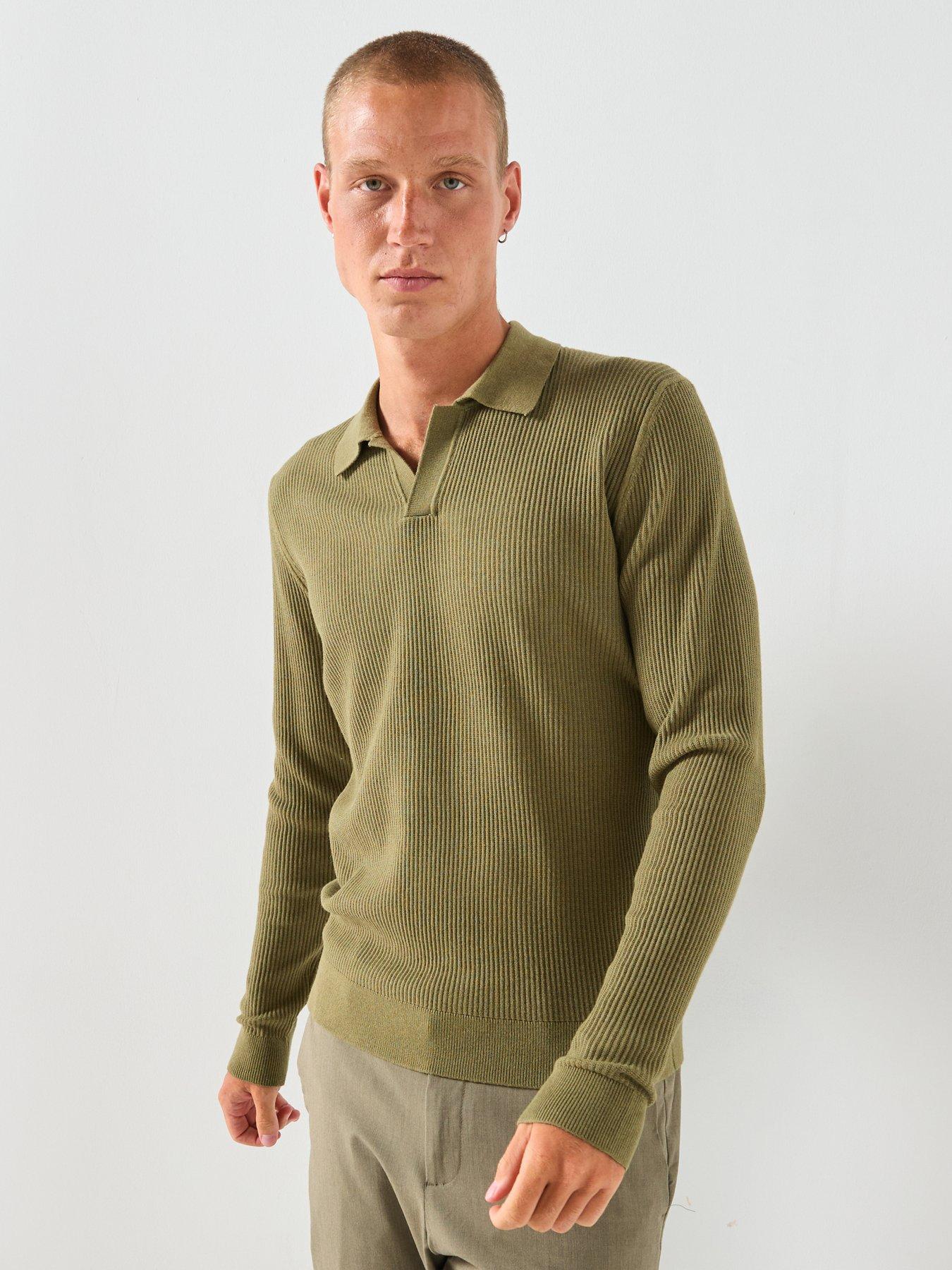 mango-antiguas-split-collar-ribbed-knitted-jumper-khakidetail