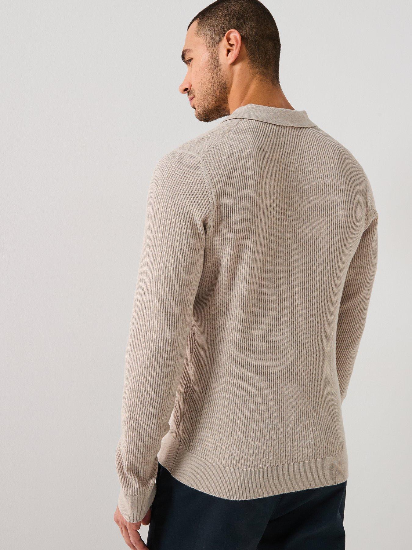 mango-antiguas-split-collar-ribbed-knitted-jumper-light-beigestillFront