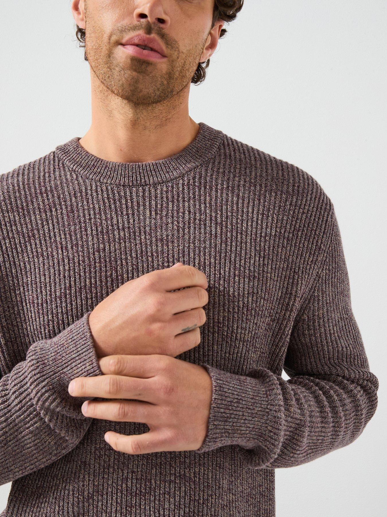 mango-azores-salt-amp-pepper-crew-knitted-jumper-dark-reddetail